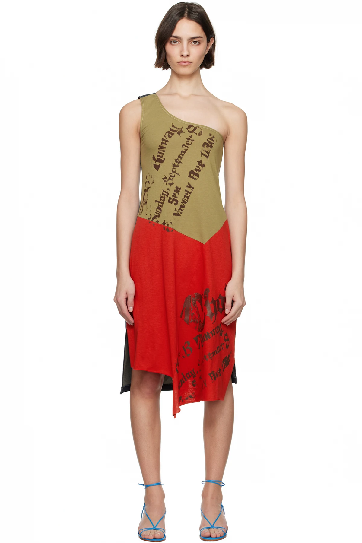 Multicolor Hall Midi Dress