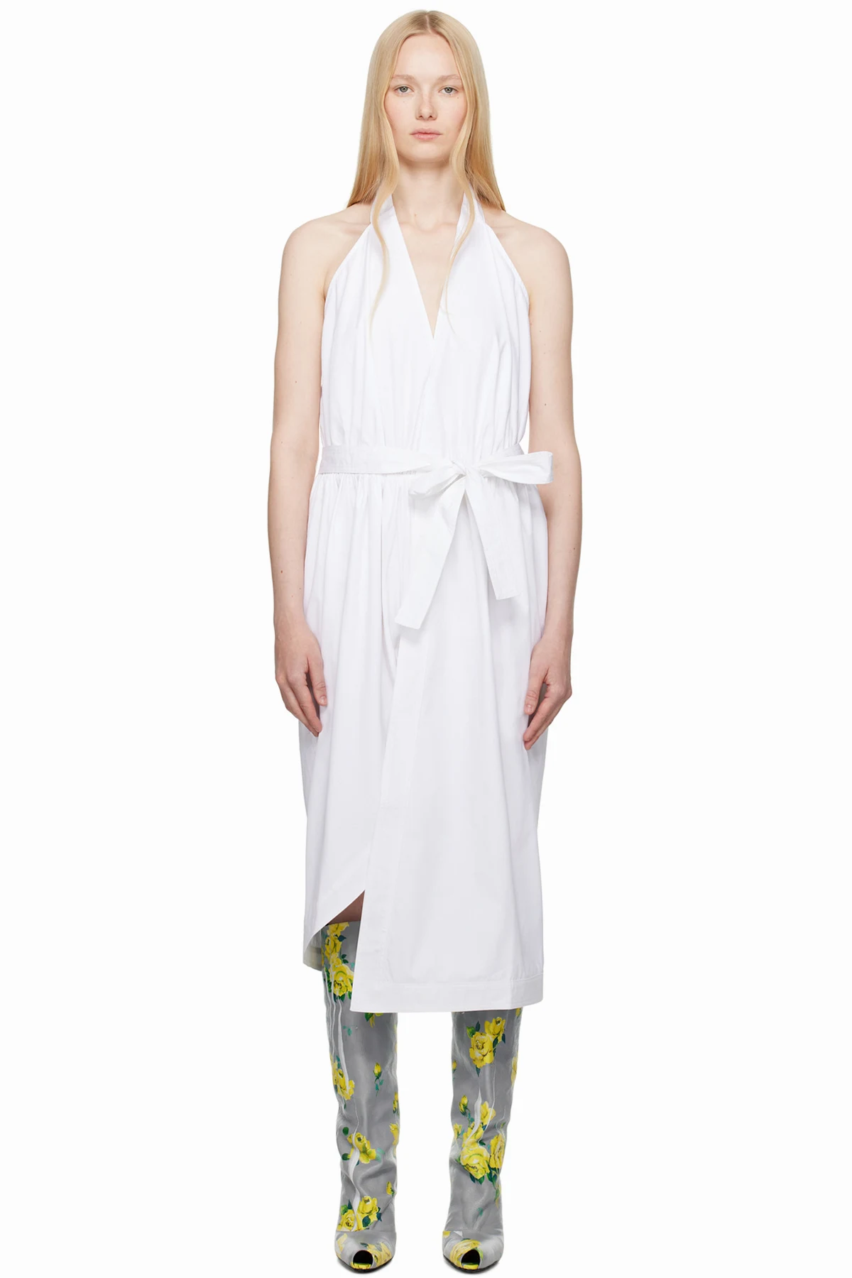 White Vitalia Midi Dress