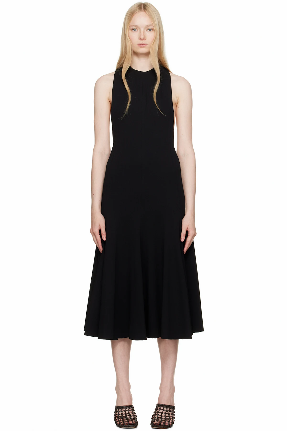 Black La Croisière 'The Favola' Midi Dress