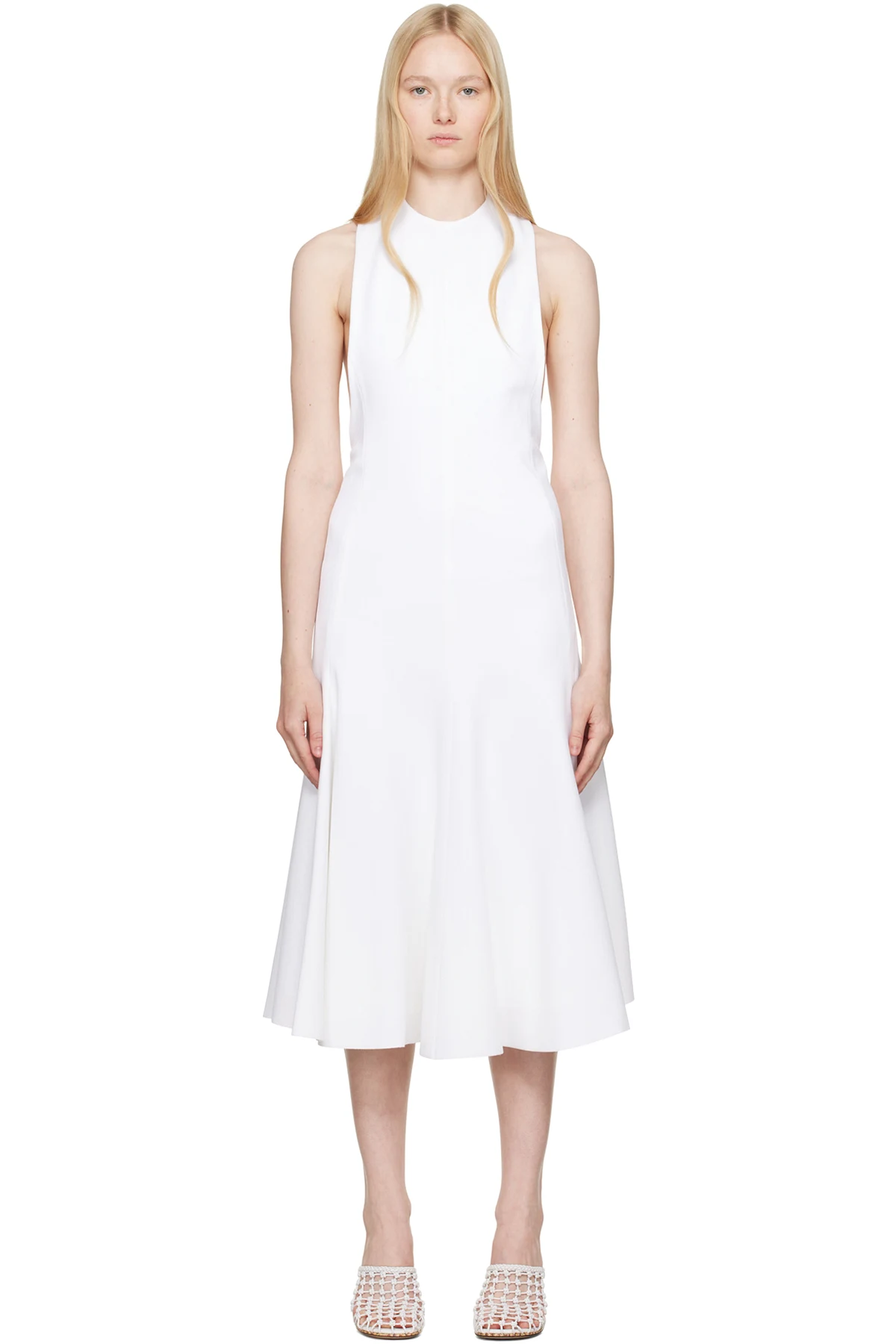 White La Casa 'The Favola' Midi Dress