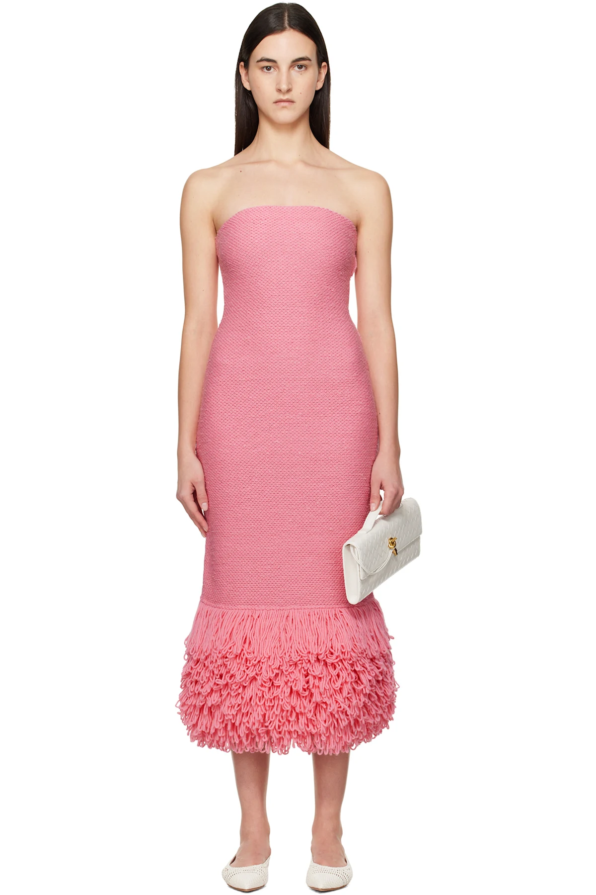 Pink Corus Midi Dress