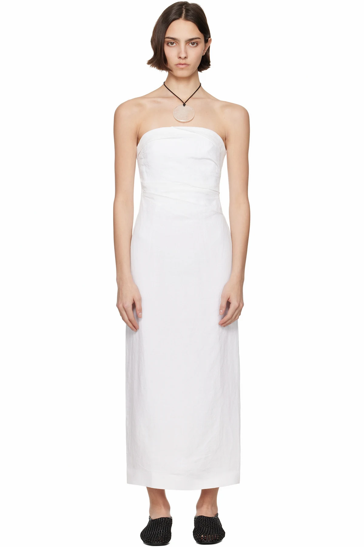 White Sabella Midi Dress