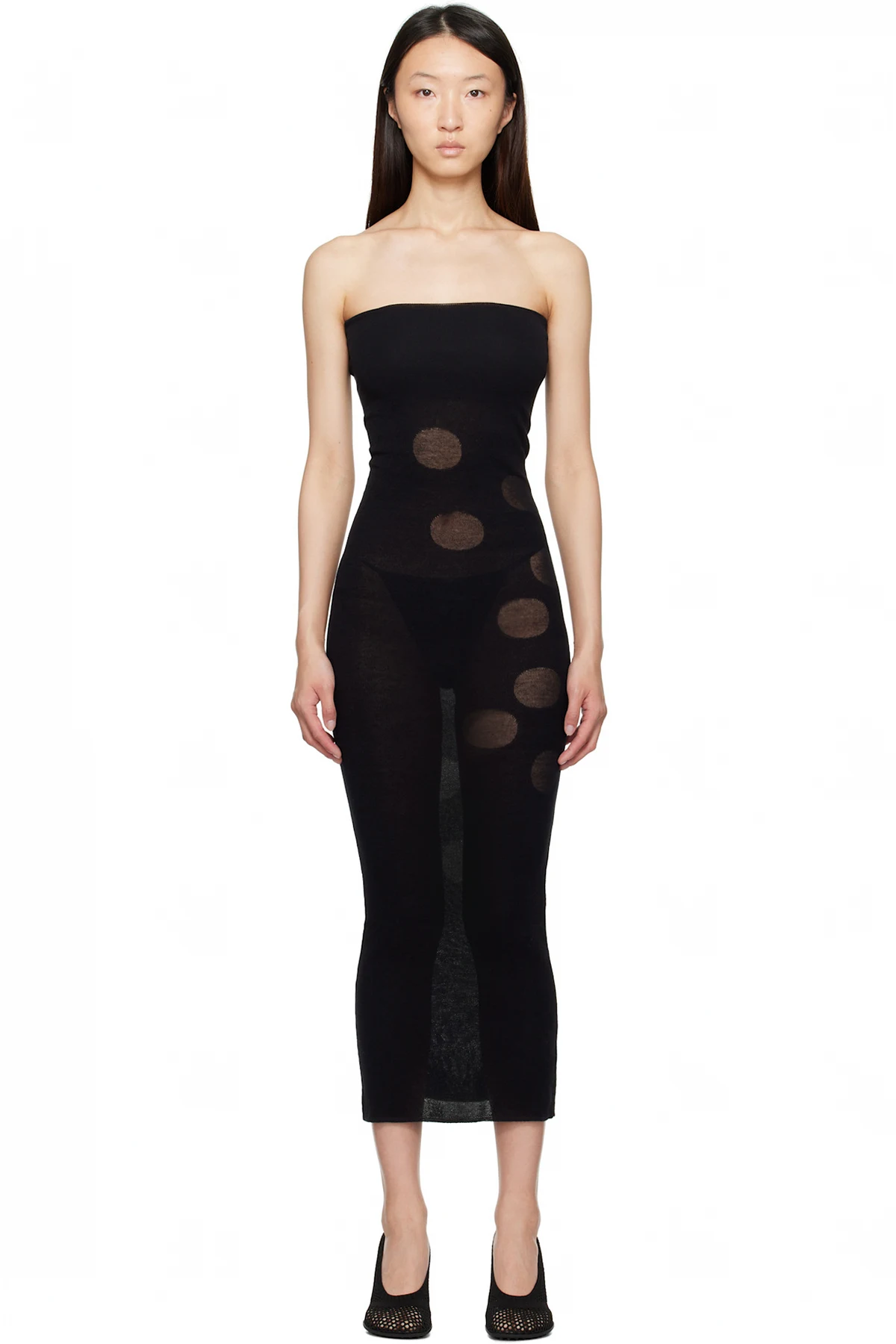 Black Artemas Midi Dress