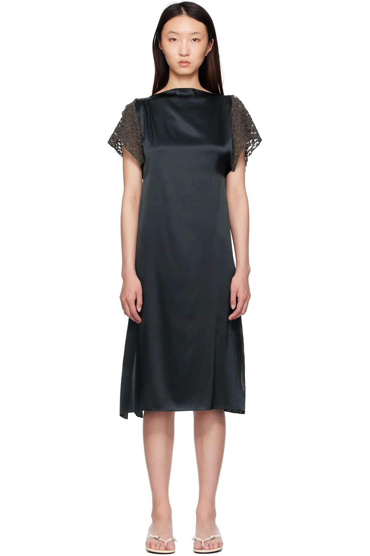 Blue Olin Midi Dress