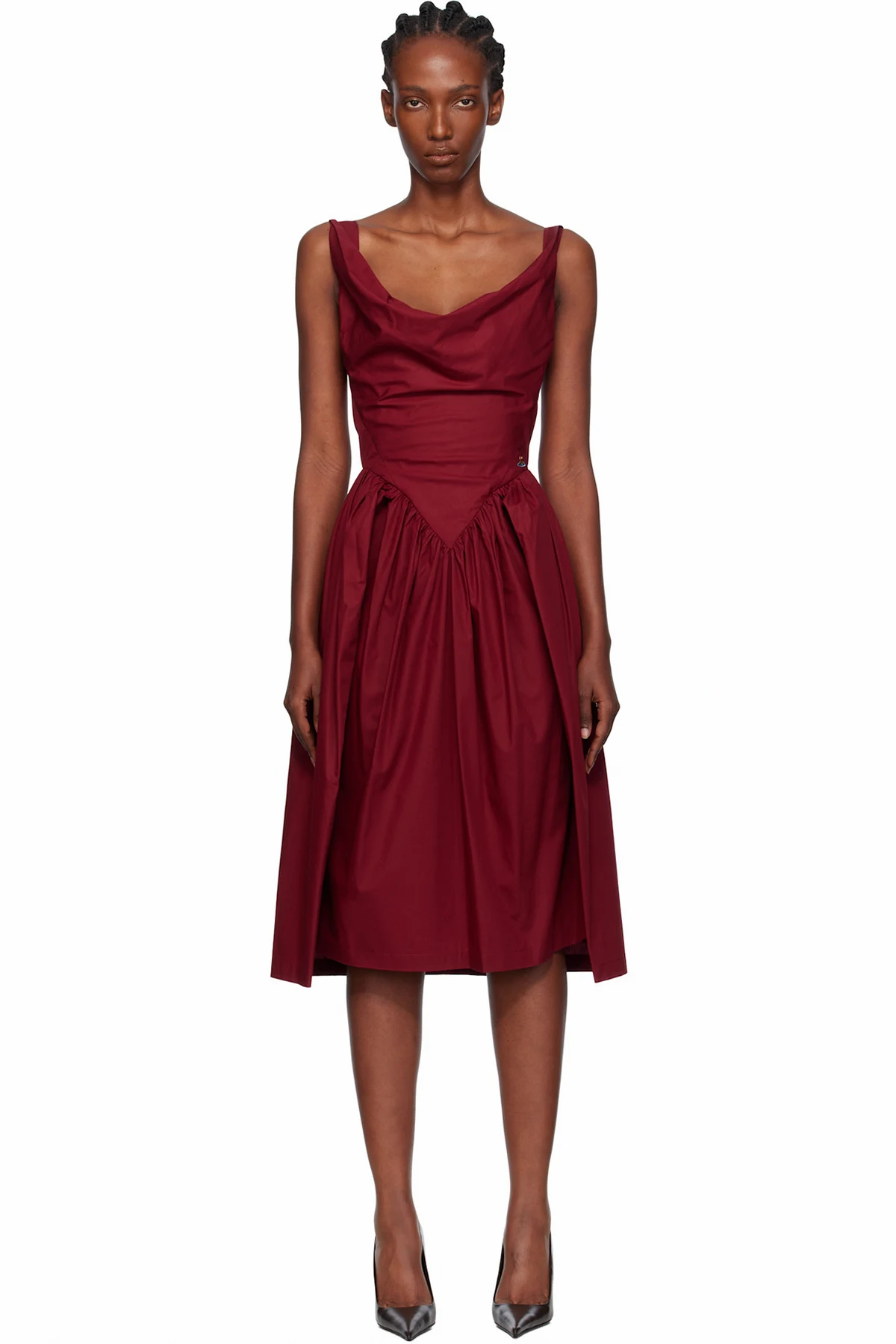 Burgundy Sunday Midi Dress