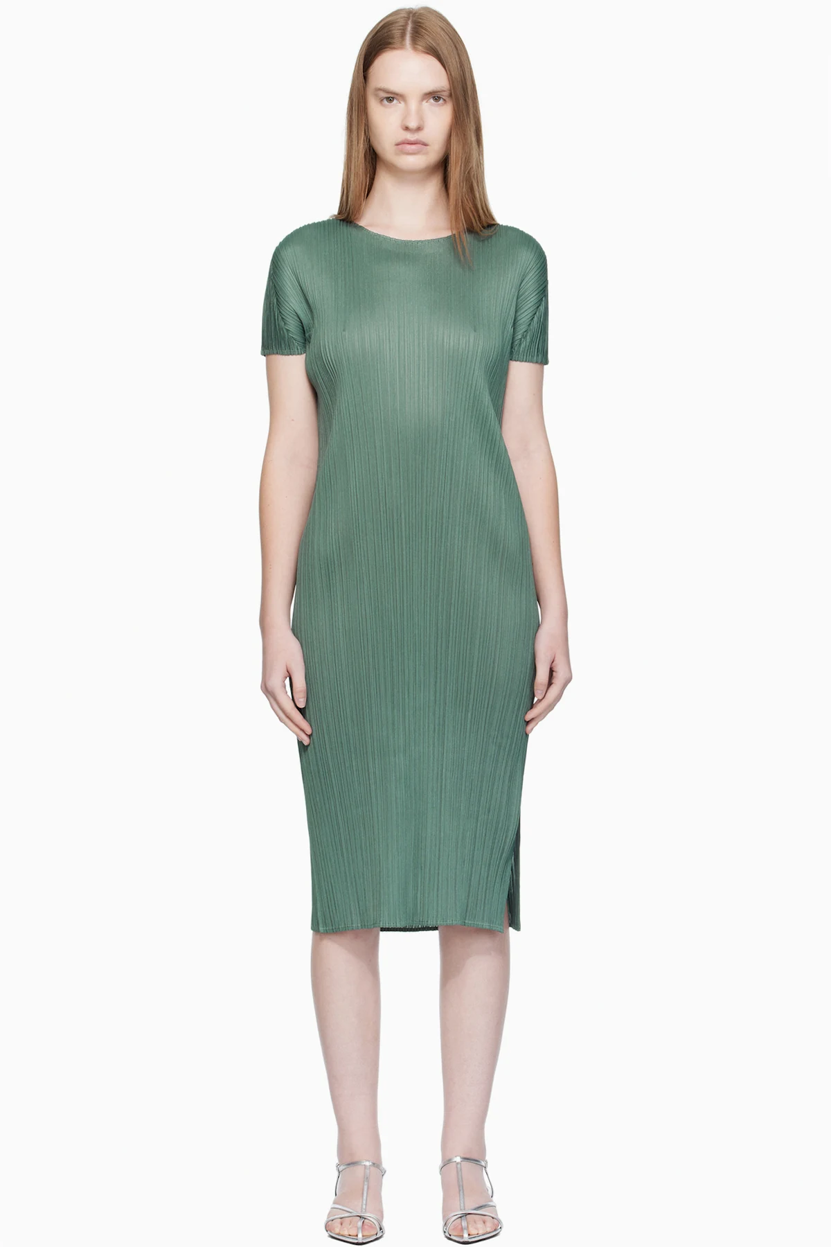 Green Monthly Colors June Midi Dress