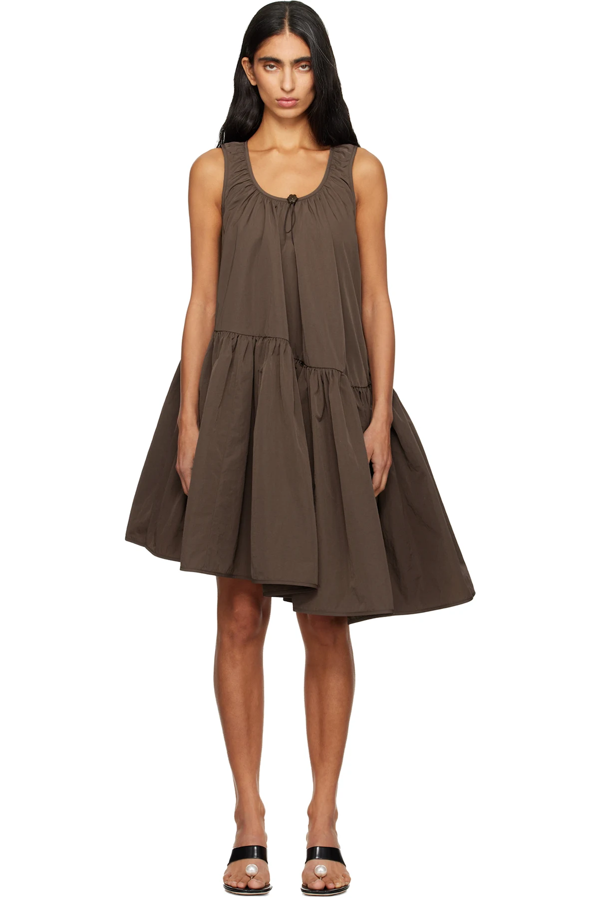 Brown Azelia Midi Dress