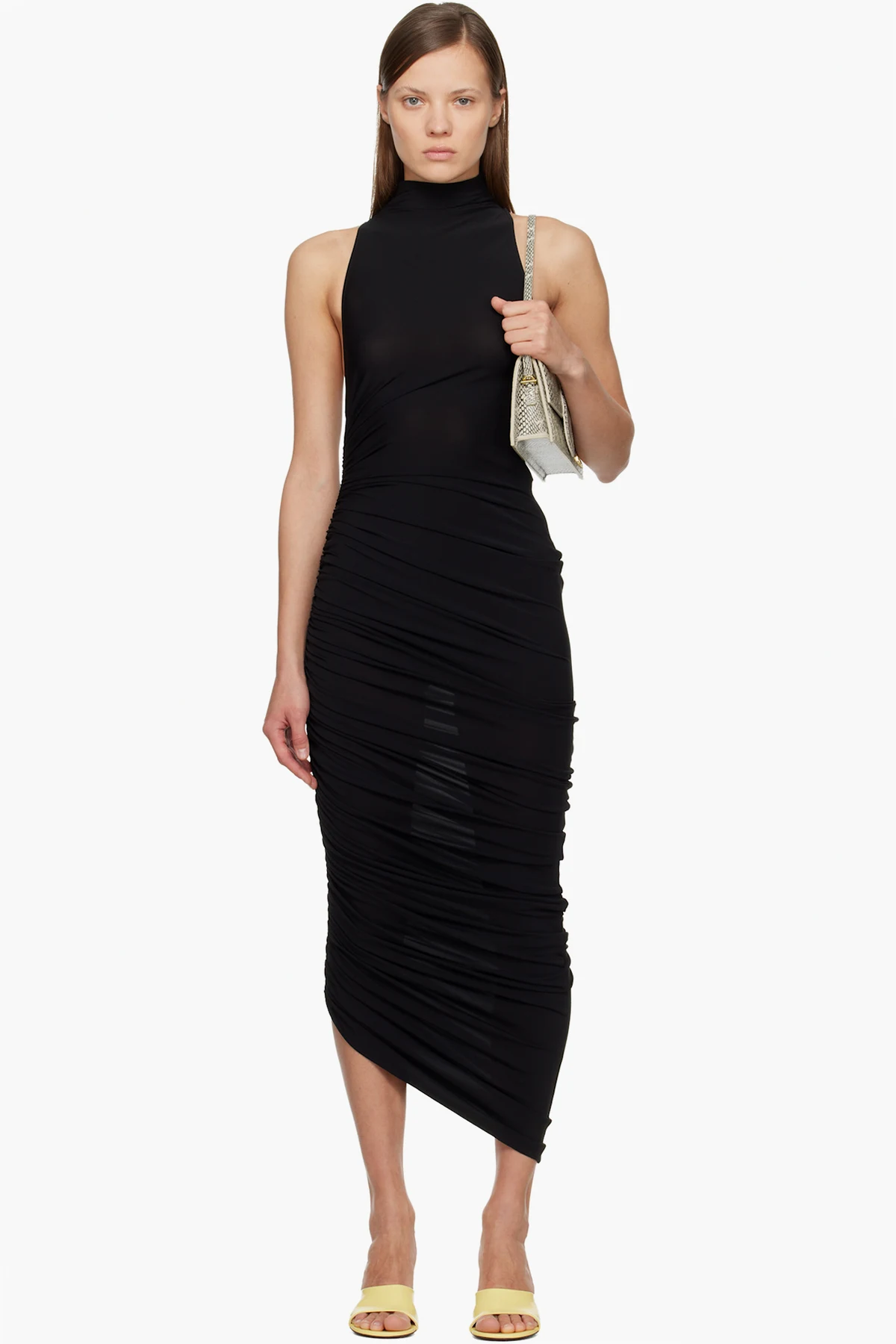 Black 'The Piazza' Midi Dress