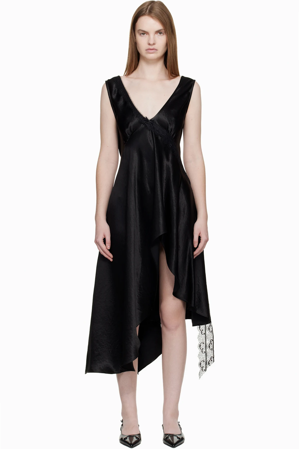 Black Tulip Midi Dress