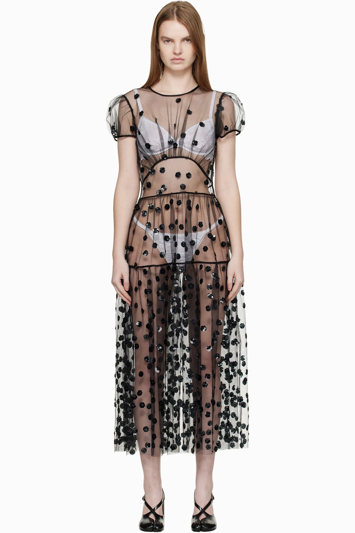 Black CBnanna Midi Dress