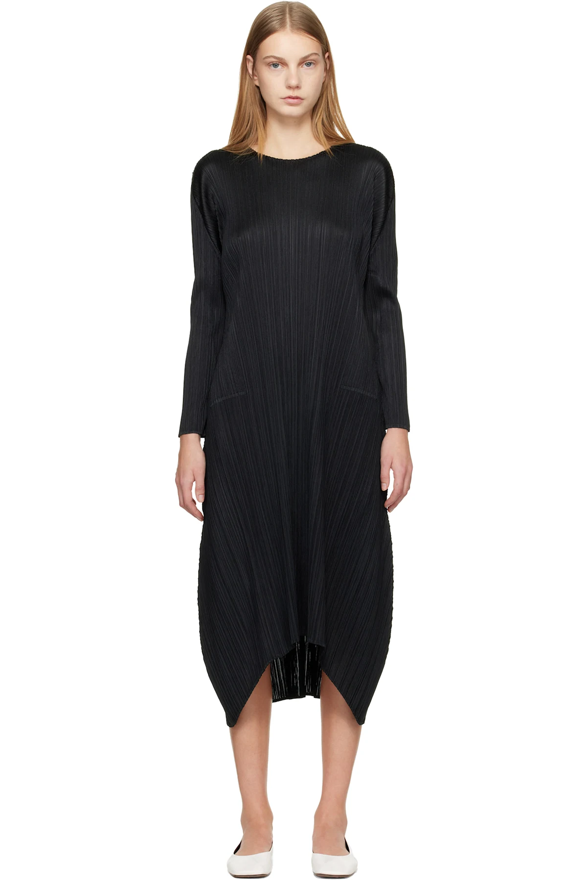 Black Monthly Colors October Midi Dress