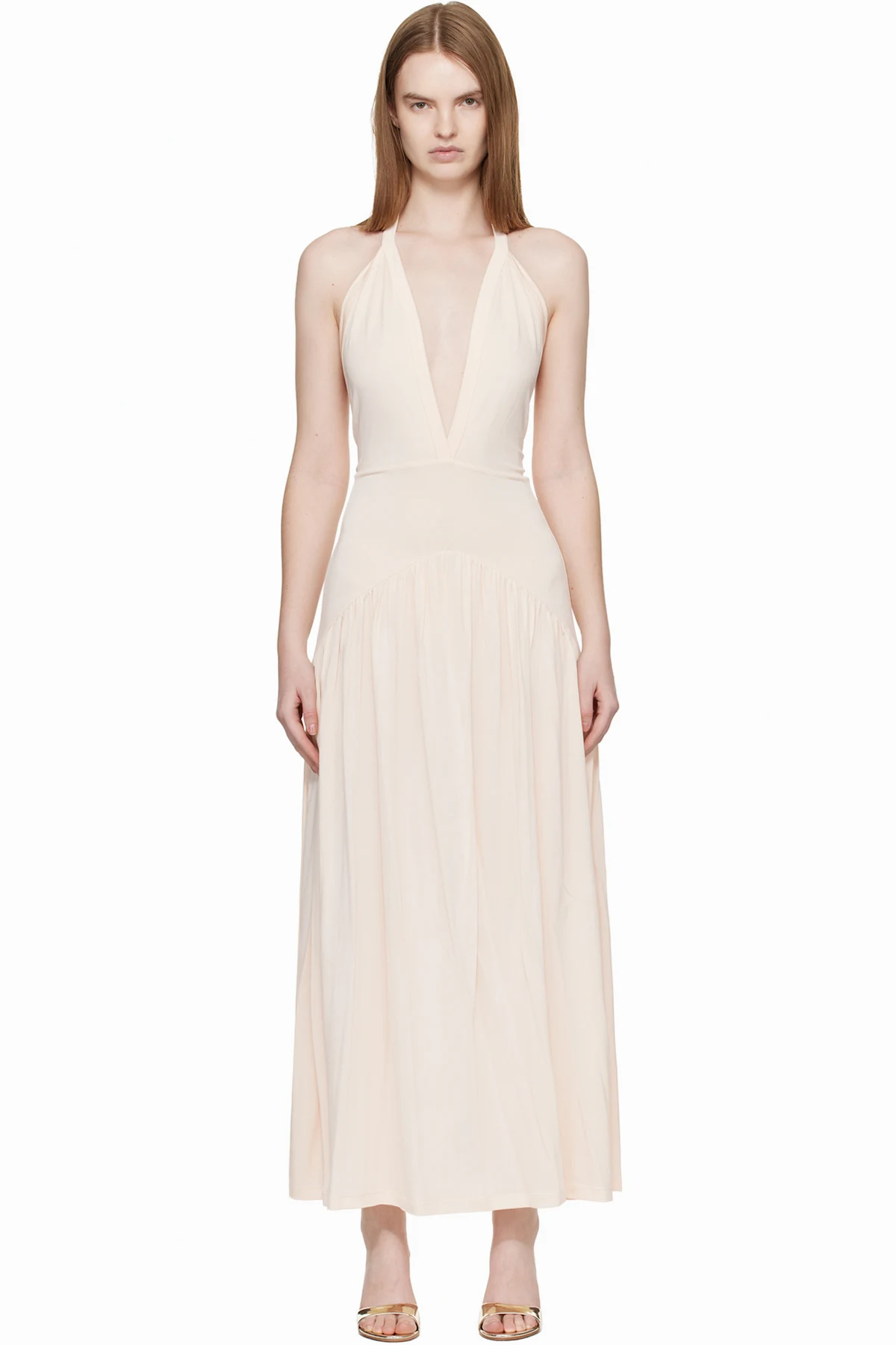 Off White Ola Midi Dress