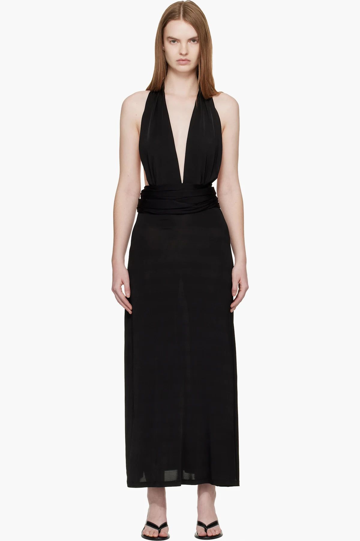 Black Zirra Midi Dress