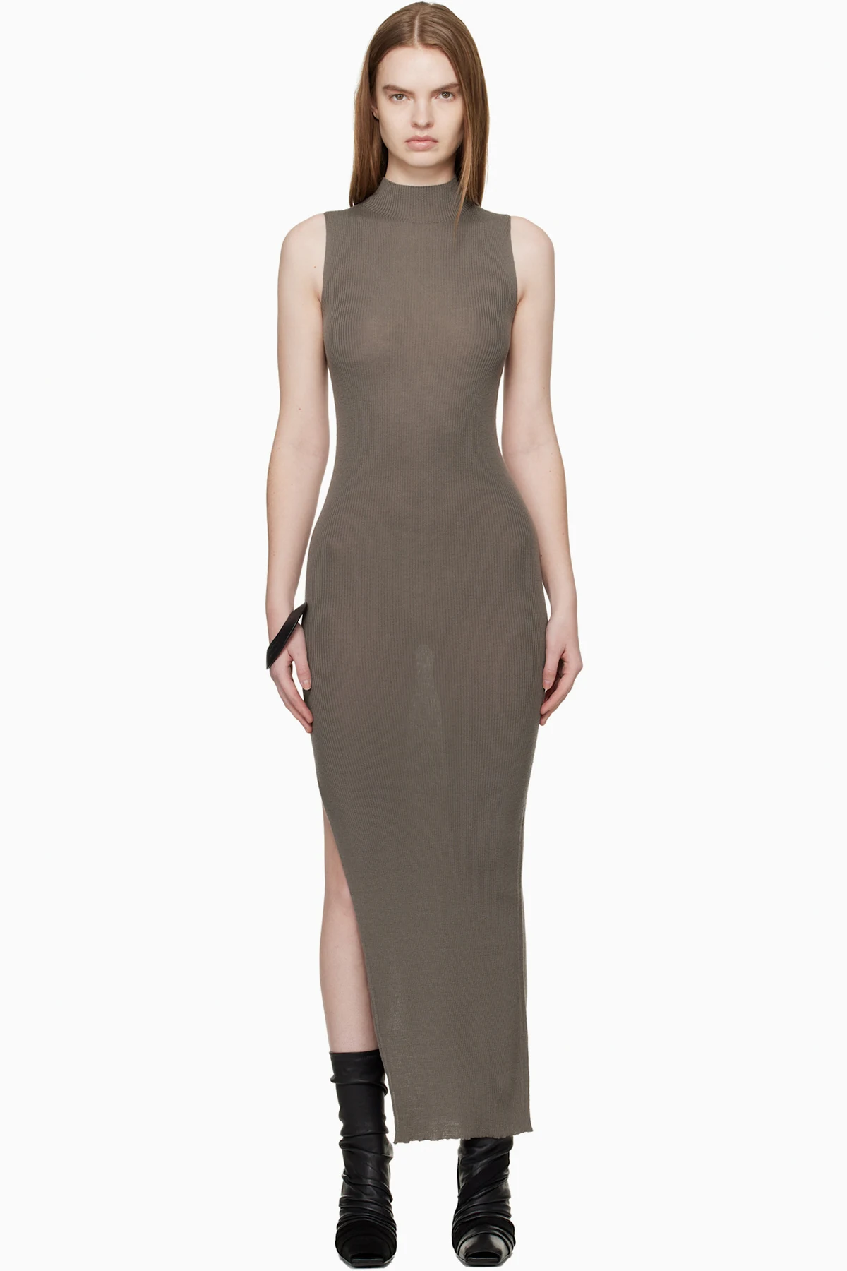 Gray Temple SL Turtle Midi Dress