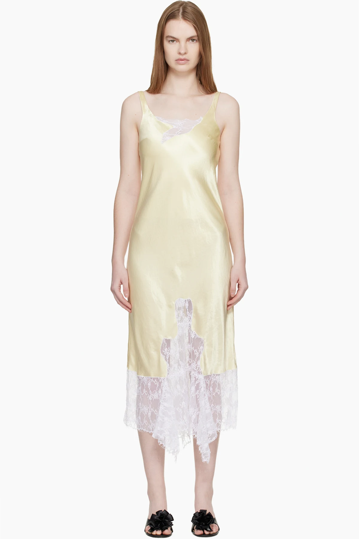 Yellow Anemone Midi Dress