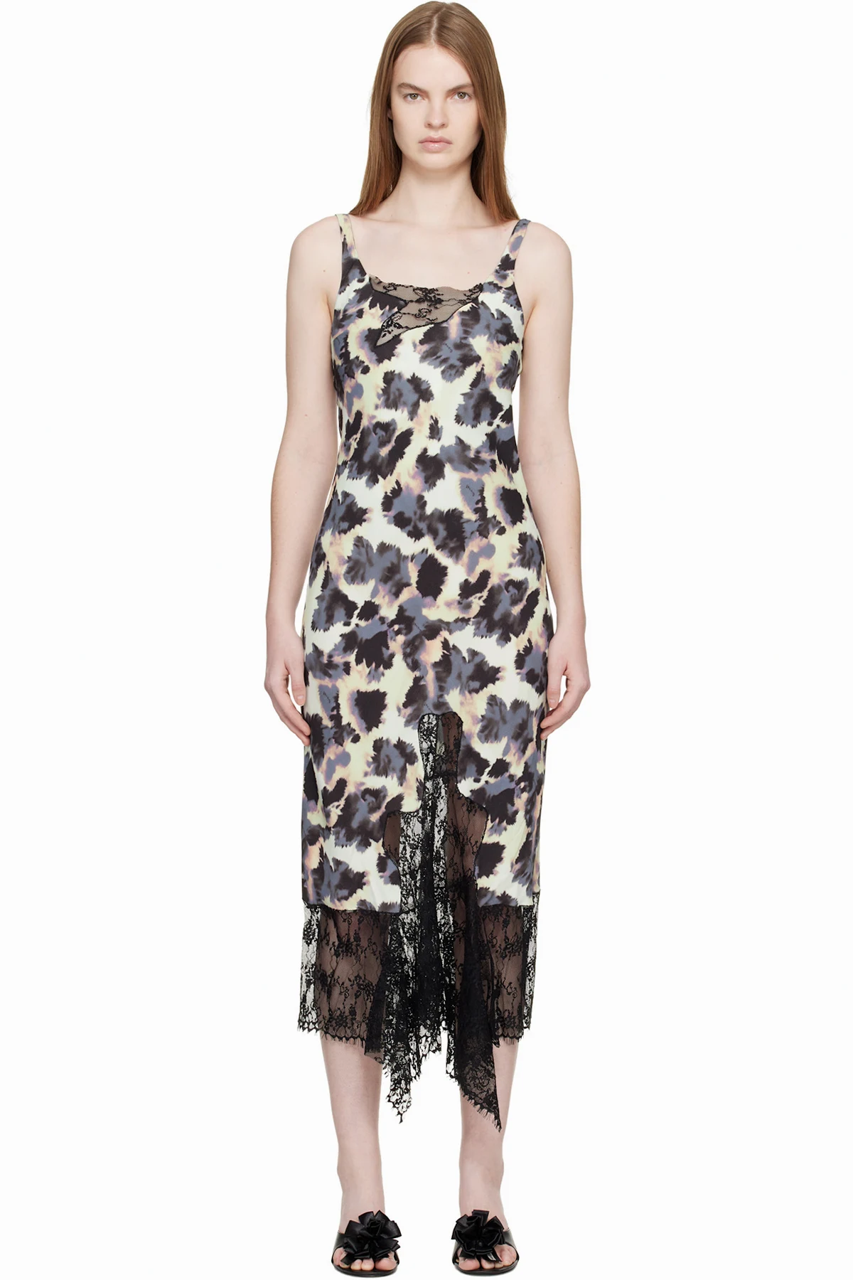 Multicolor Anemone Midi Dress