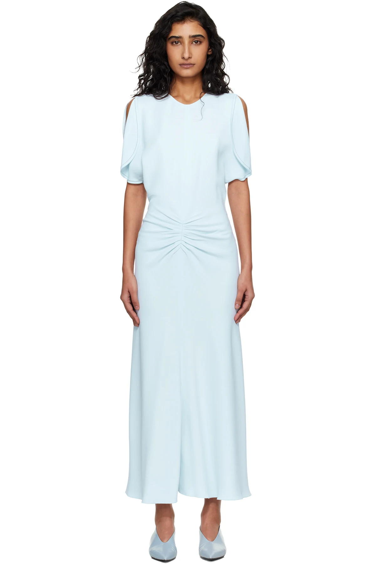 Blue Bela Midi Dress