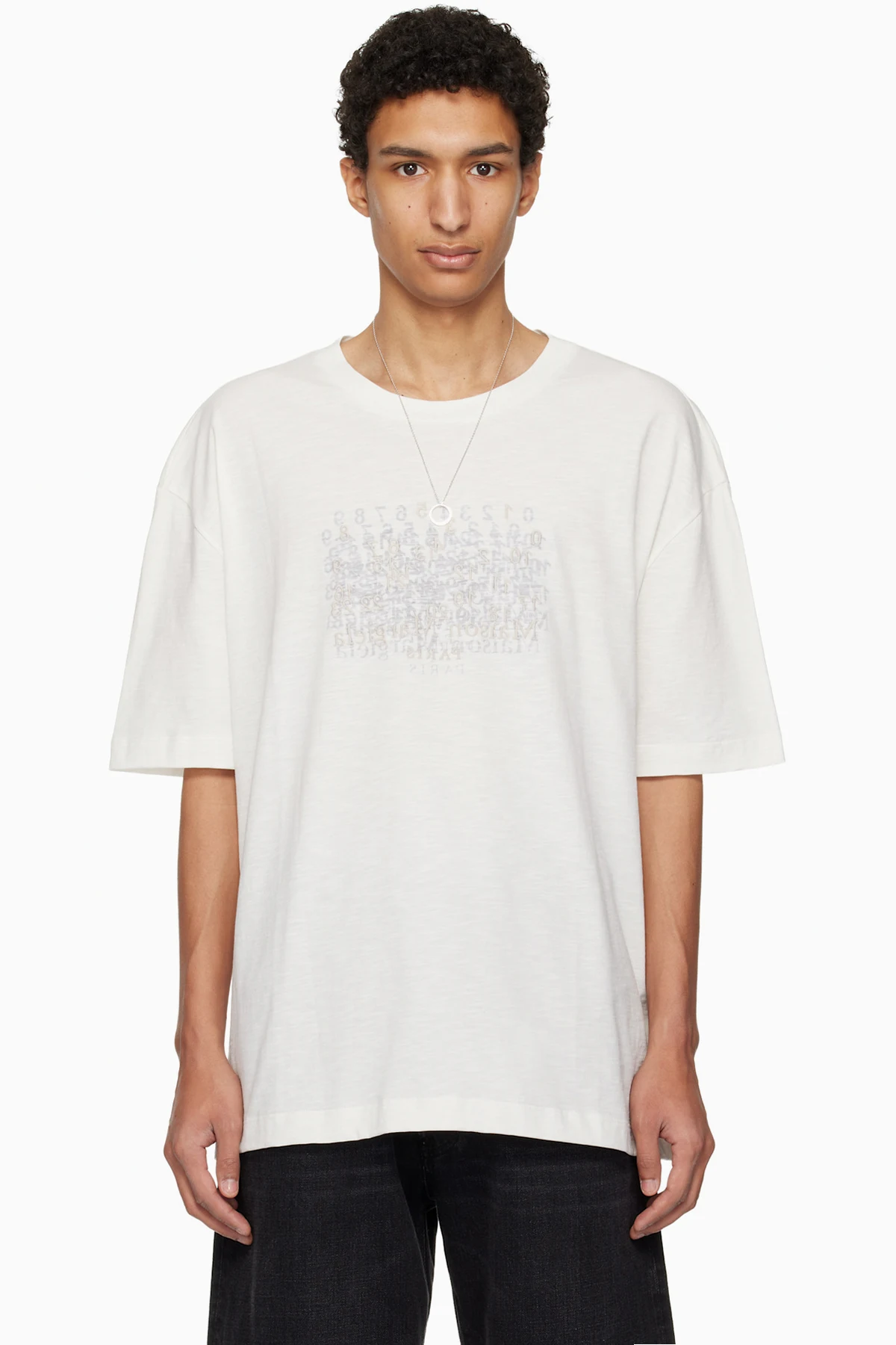 Off-White Embroidered Logo T-shirt