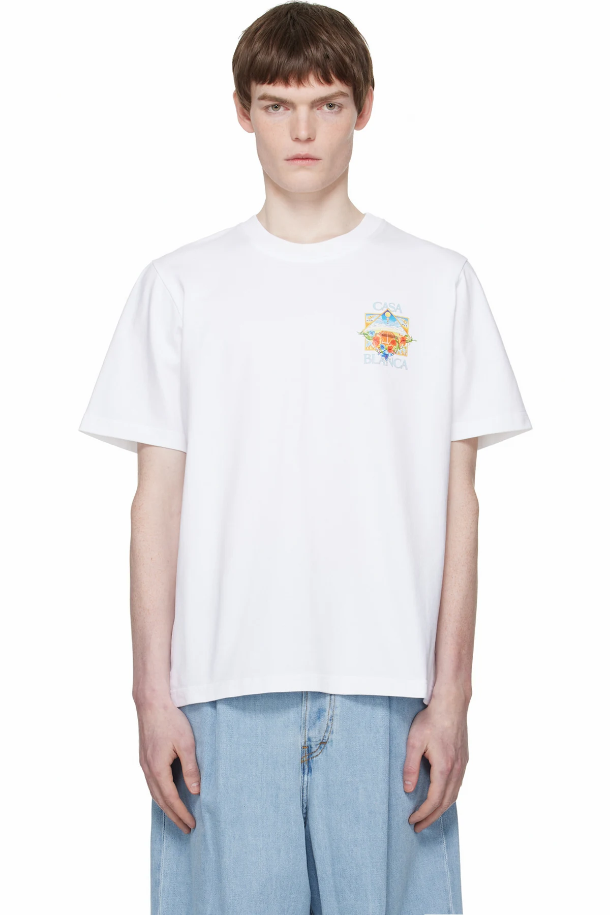 White Tennis Landscape Classic T‑shirt