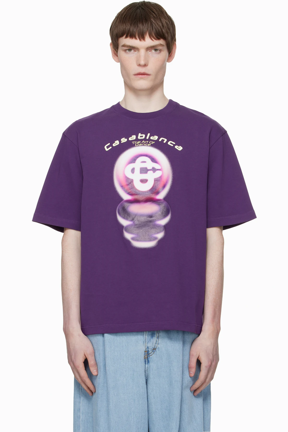 Purple 'The Art Of Dance' Oversized T-shirt