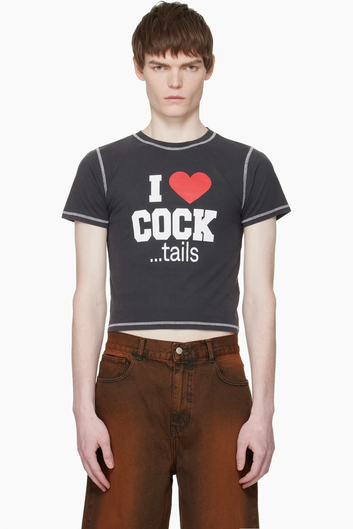 Black 'Big Tipper' T-shirt