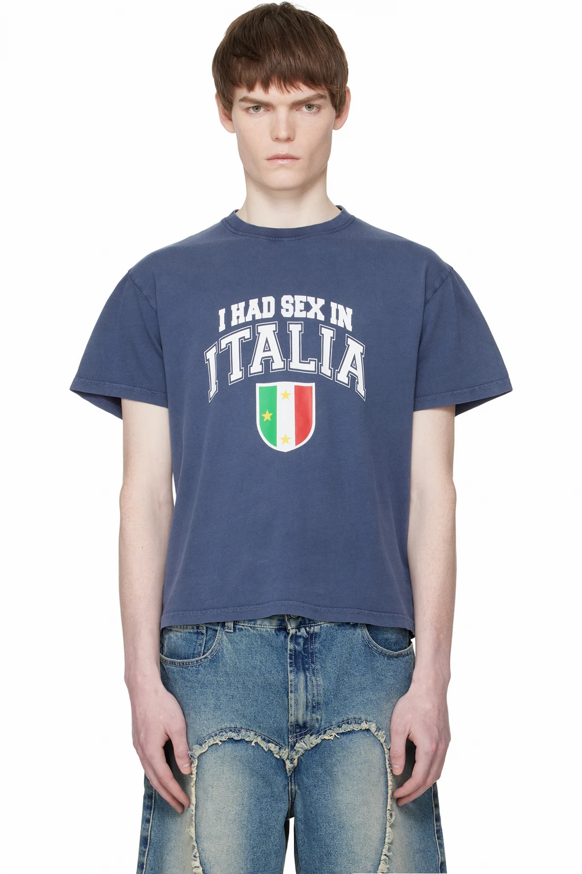 Navy 'Ciao Bella' T-shirt