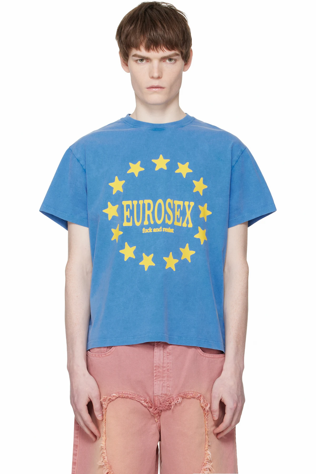 Blue 'Eurosex' T-shirt