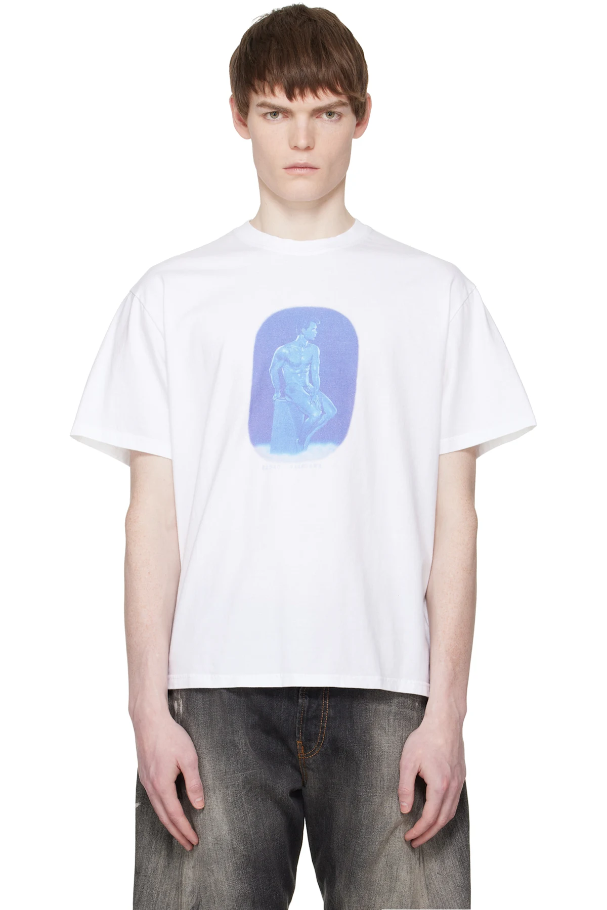 White Sadao Hasegawa Alone T-shirt