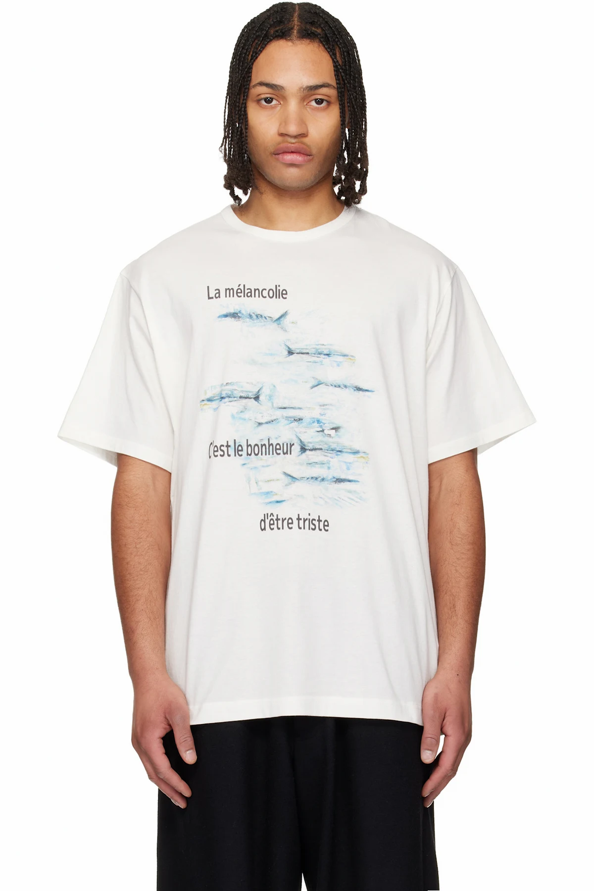 Off-White 30/- Combed Plain Stitch Short Sleeve T-shirt