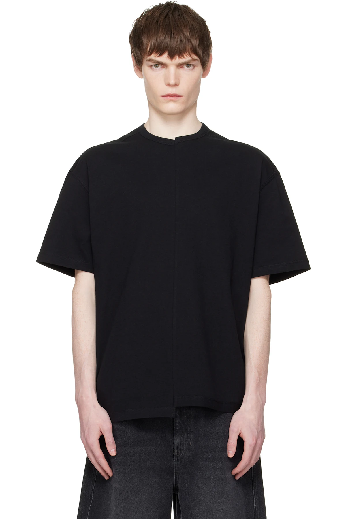 Black Split T-shirt