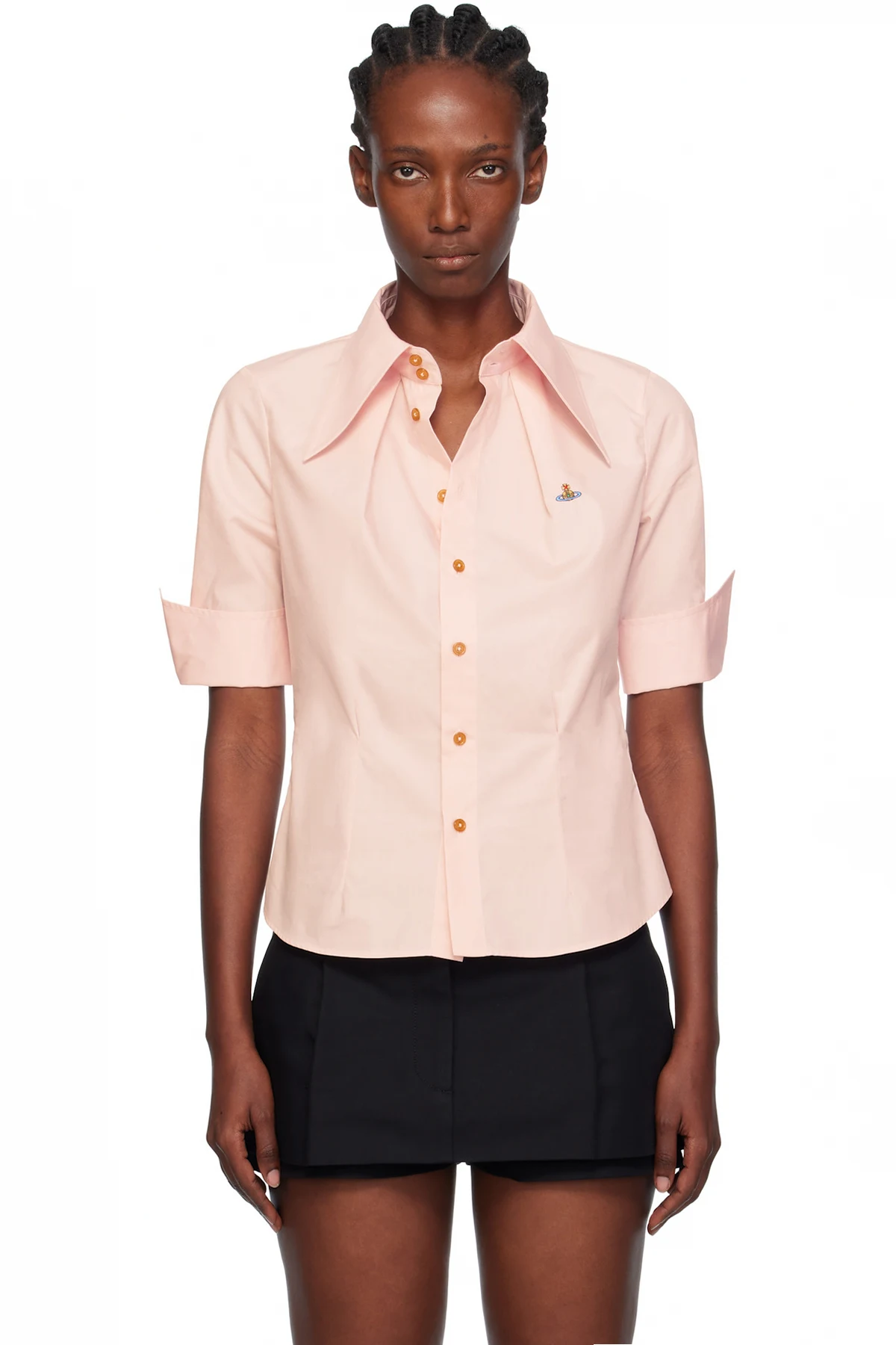 Pink Short Sleeve Violin Shirt