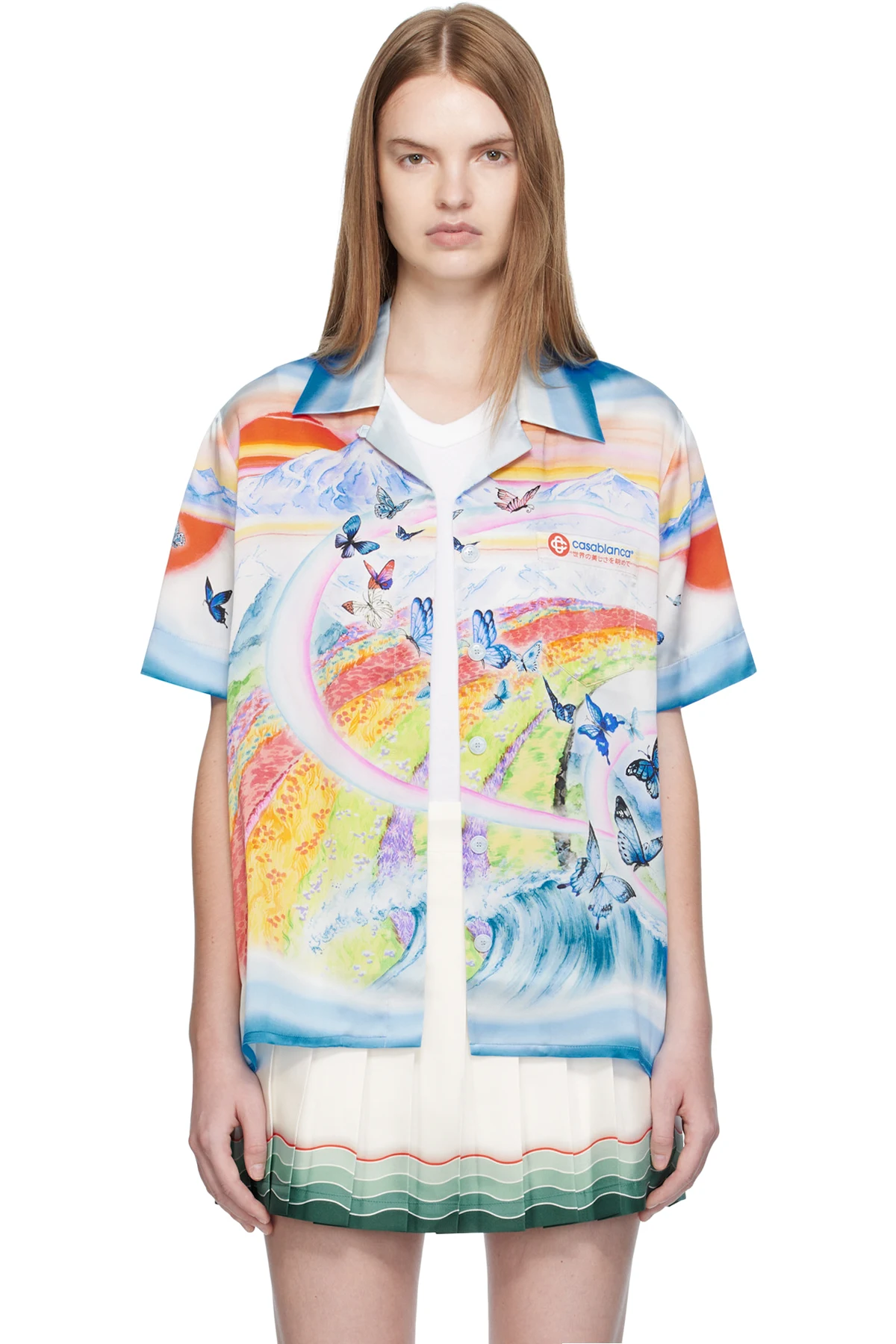 Multicolor Silk Shirt