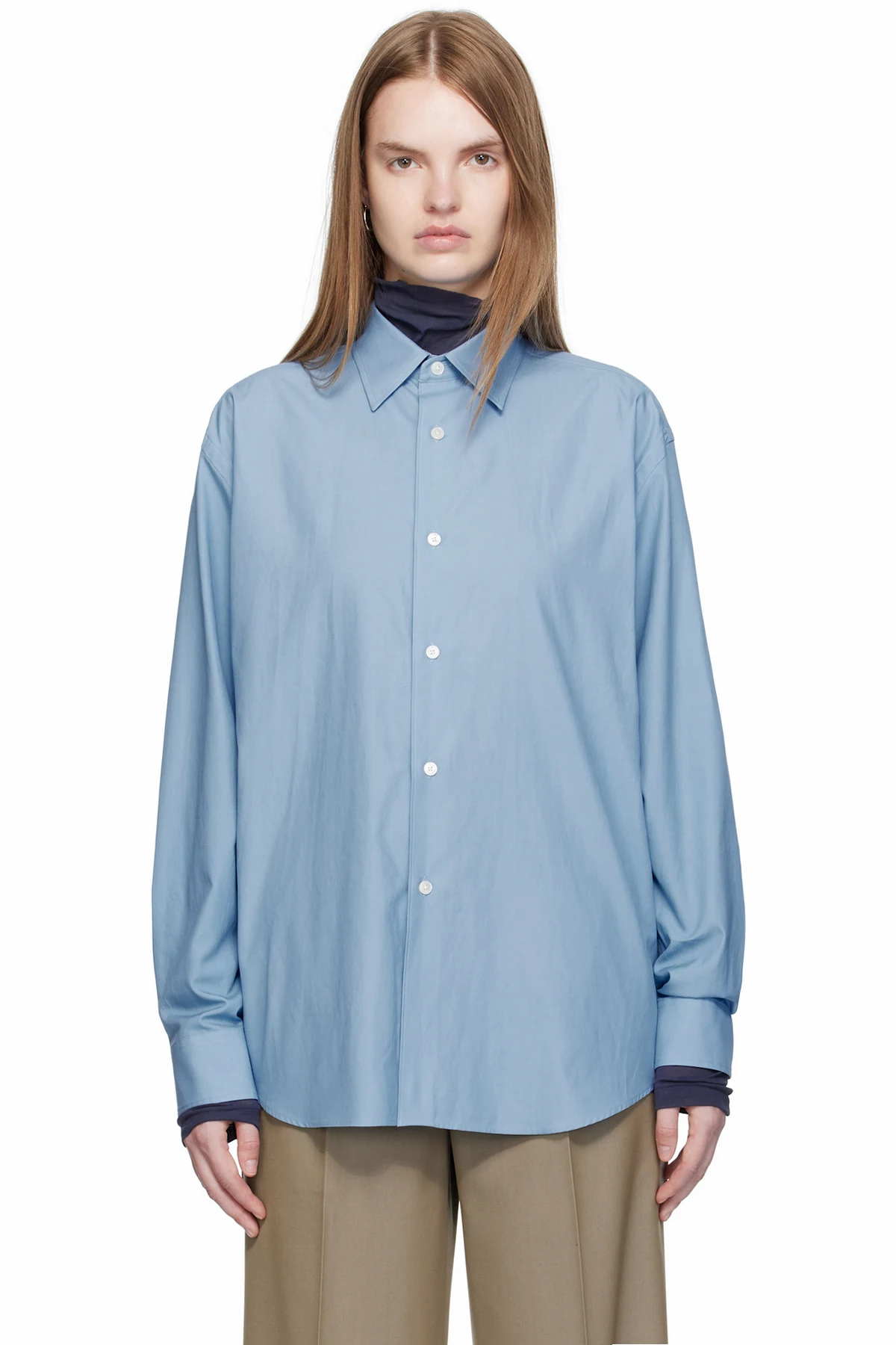 Blue Washed Finx Twill Shirt