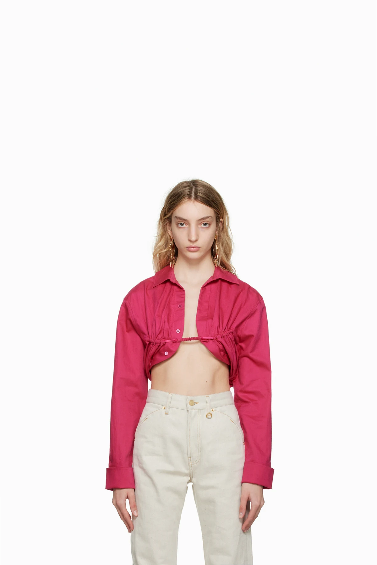Pink Le Raphia 'La Chemise Machou' Shirt
