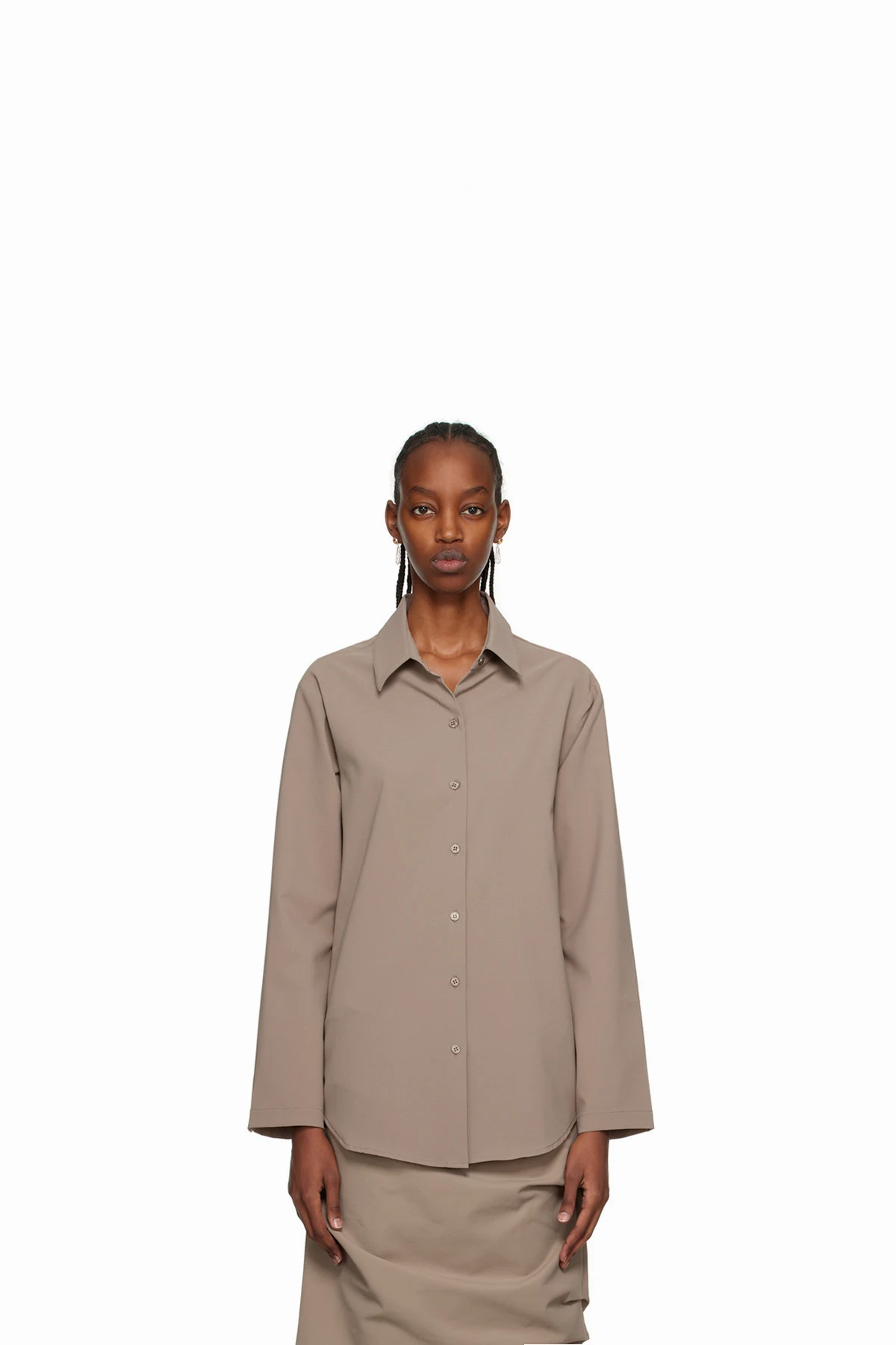 SSENSE Work Capsule – Taupe Staple Shirt
