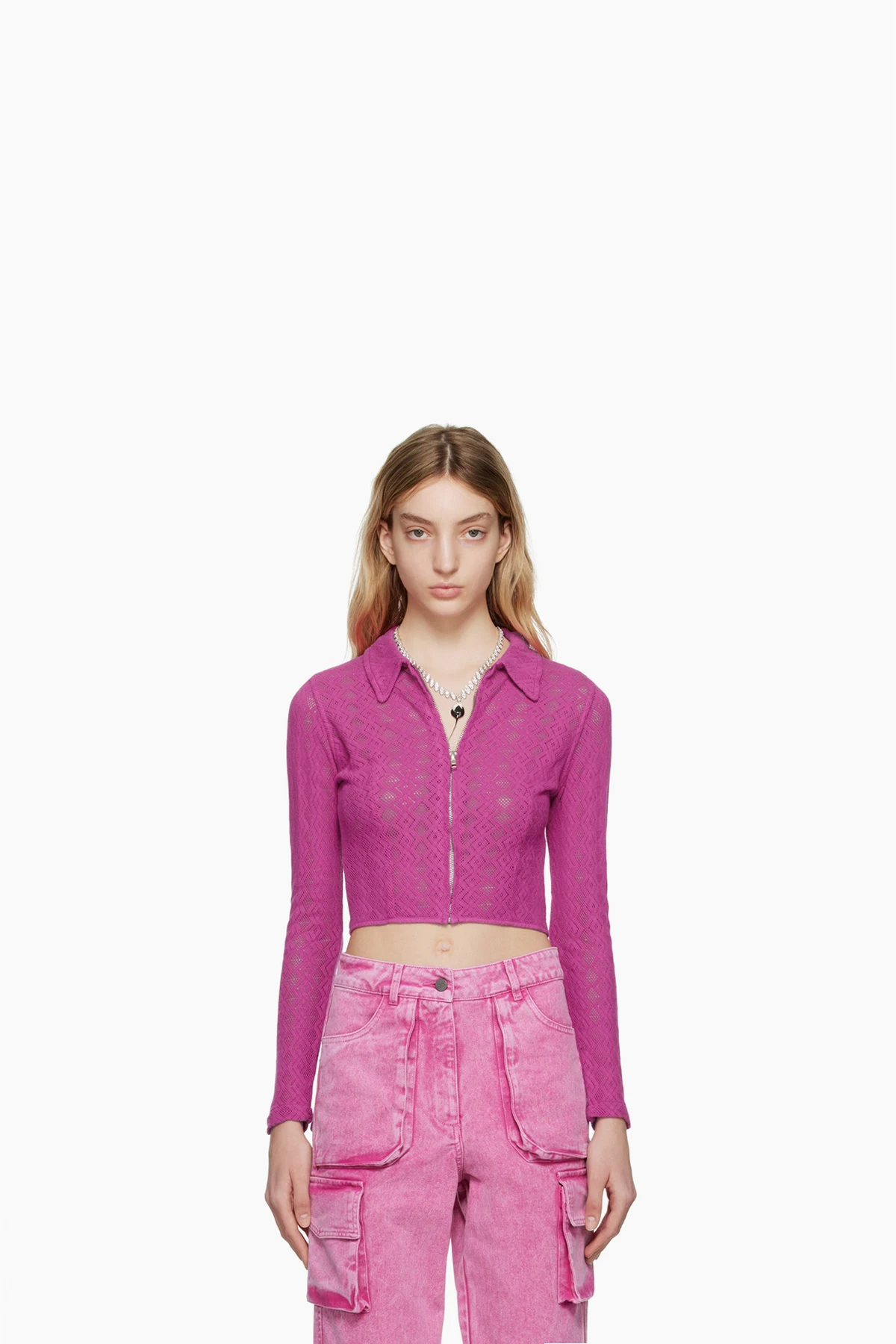 Pink Zip Shirt
