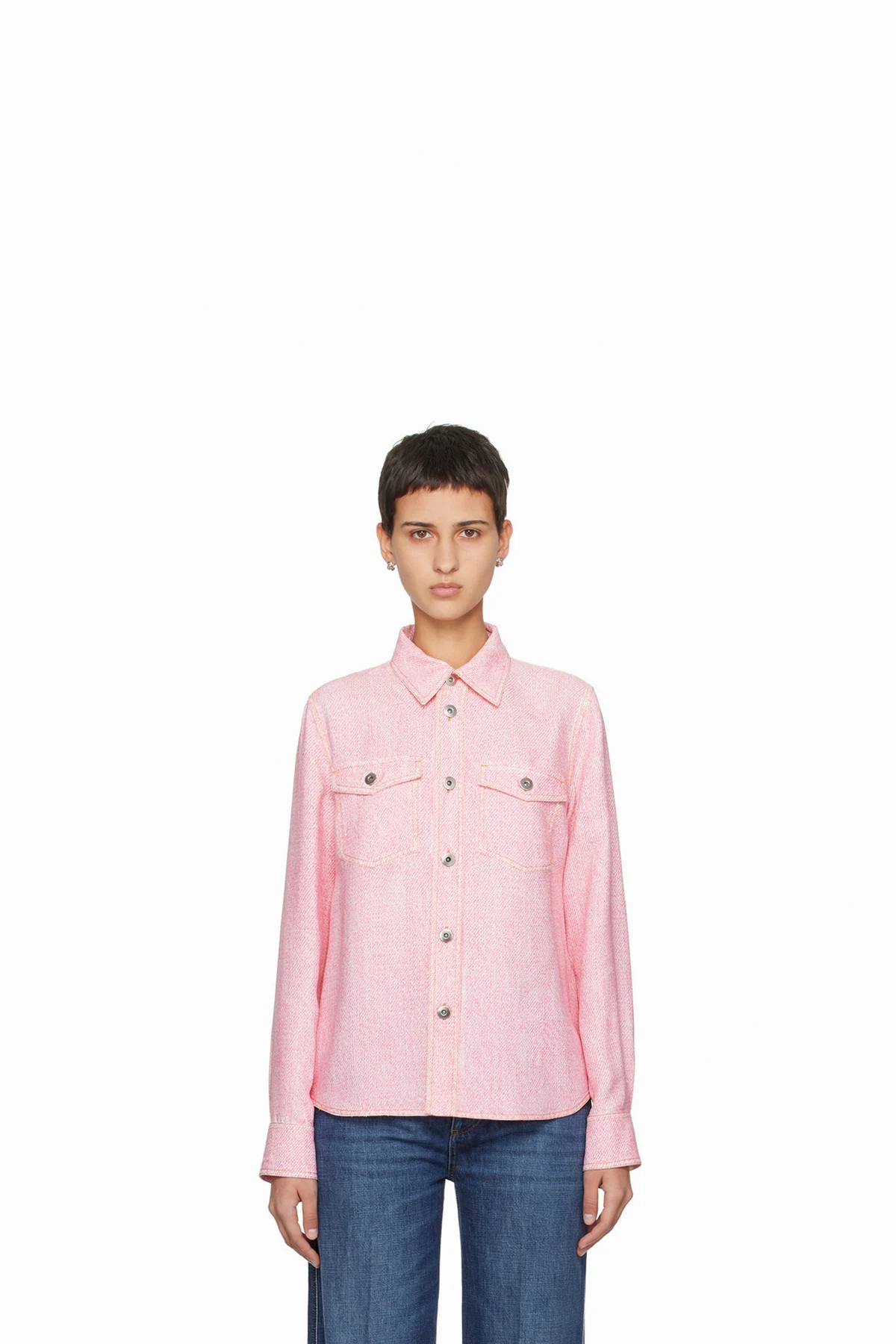Pink Printed Shirt