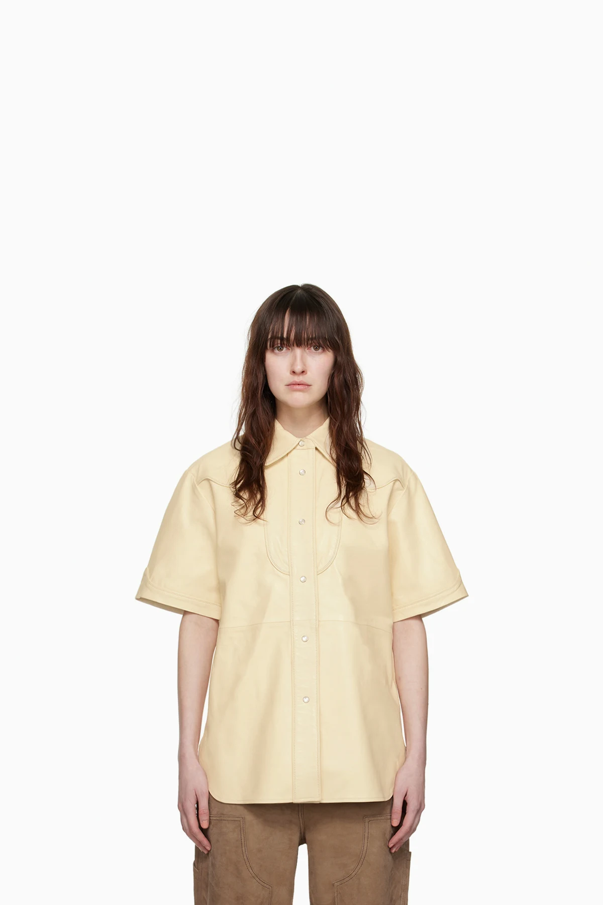 Off-White Saloon Leather Shirt