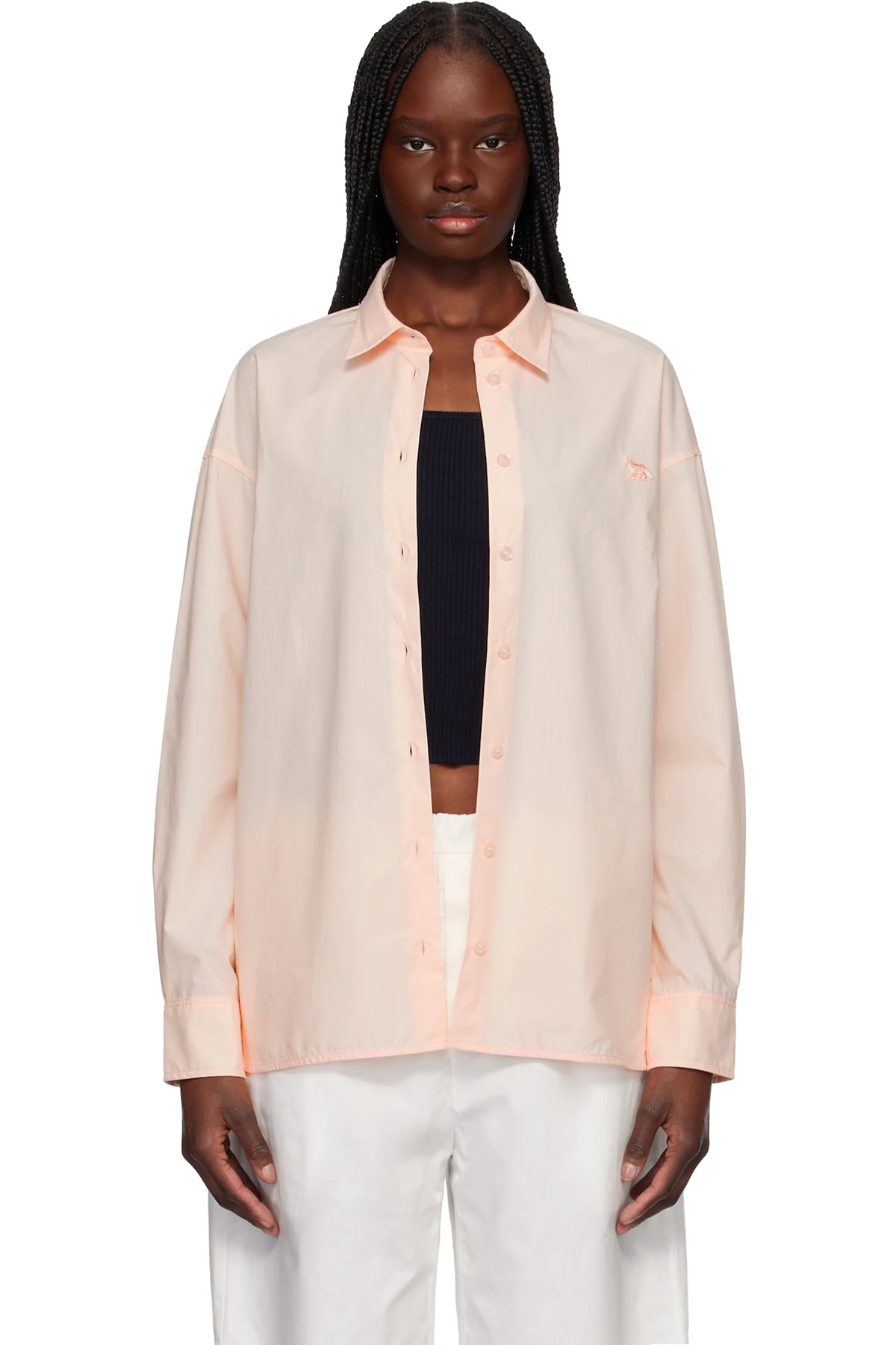 Pink Baby Fox Casual Shirt