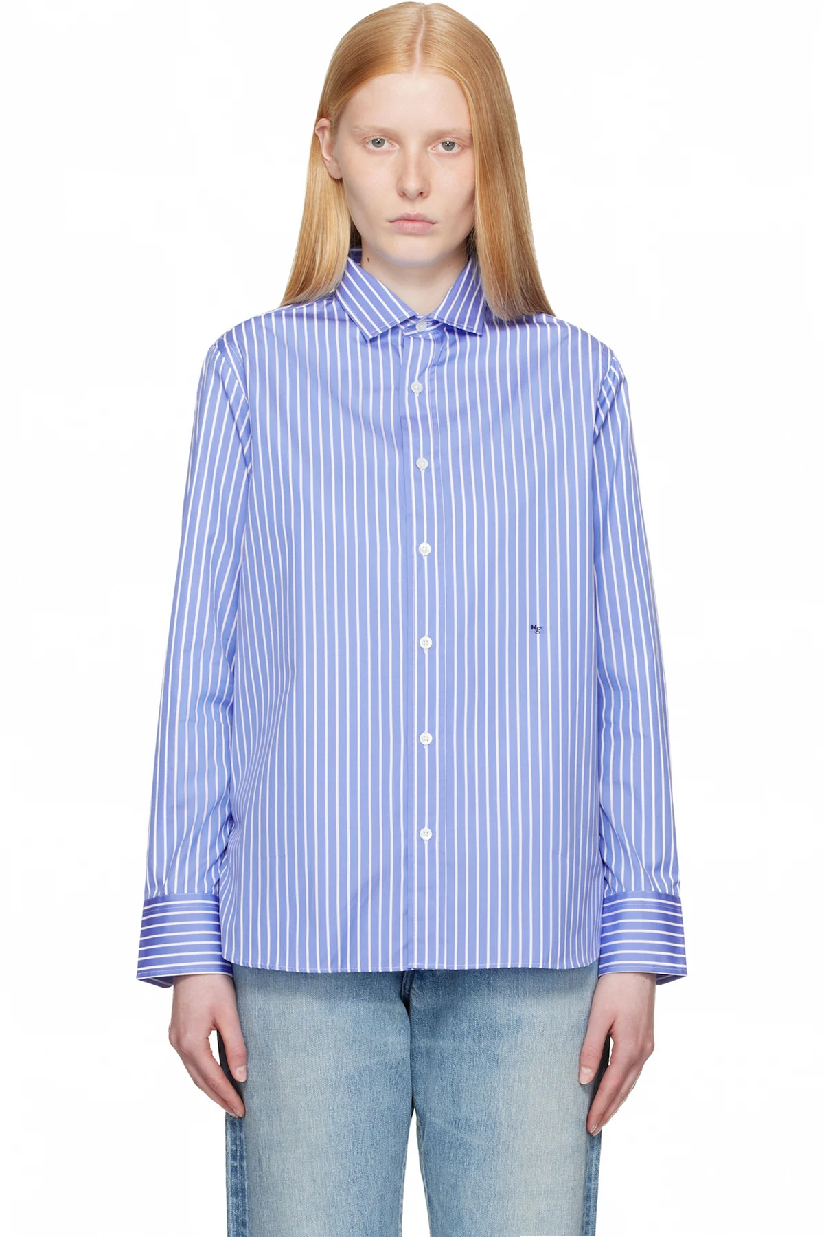 Blue Classic Stripe Shirt