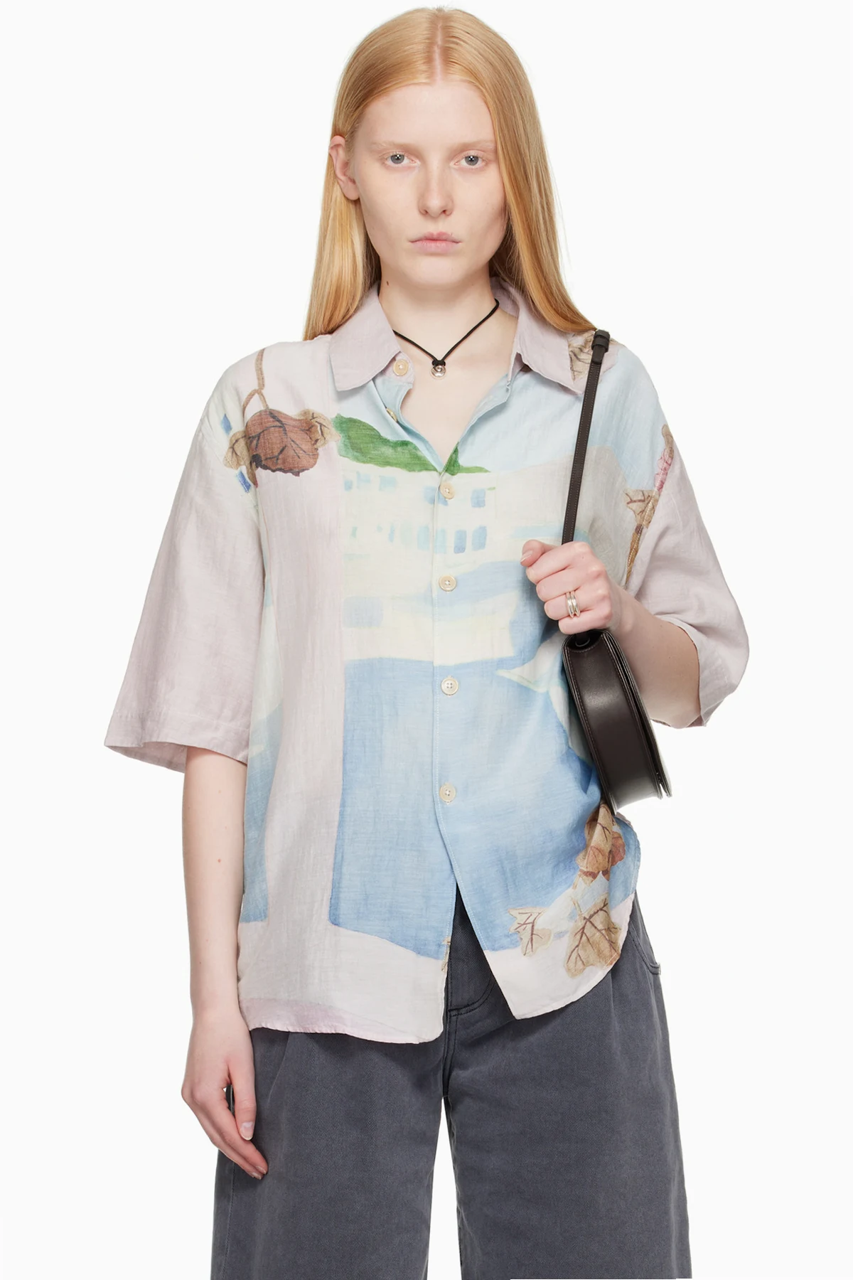Blue & Pink Beyond Short Sleeve Shirt