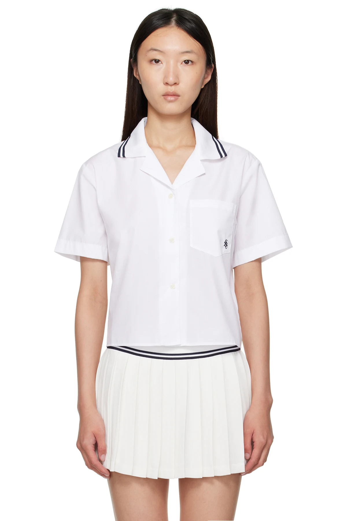 White 'SRC' Sailor Shirt