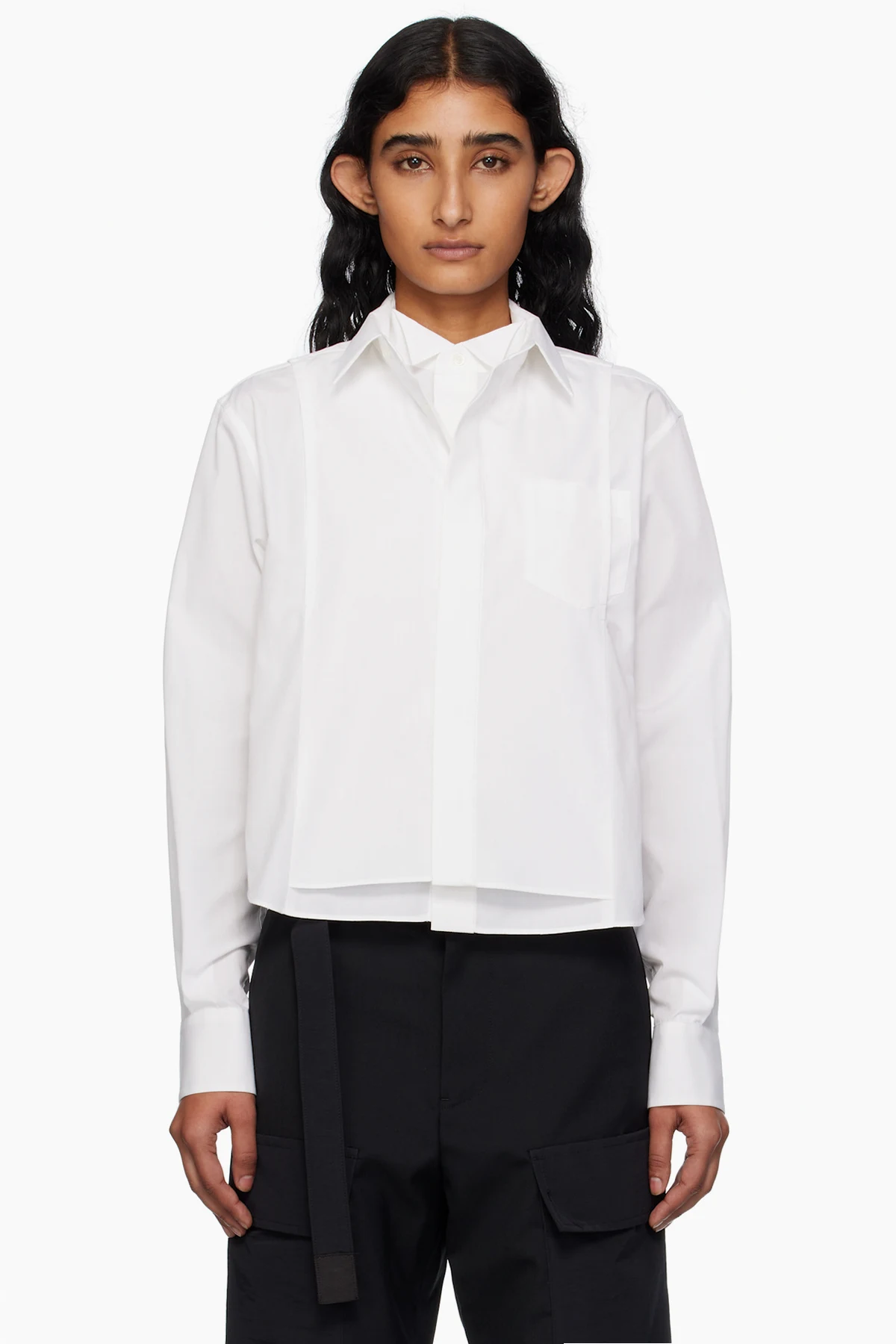 White Poplin Shirt