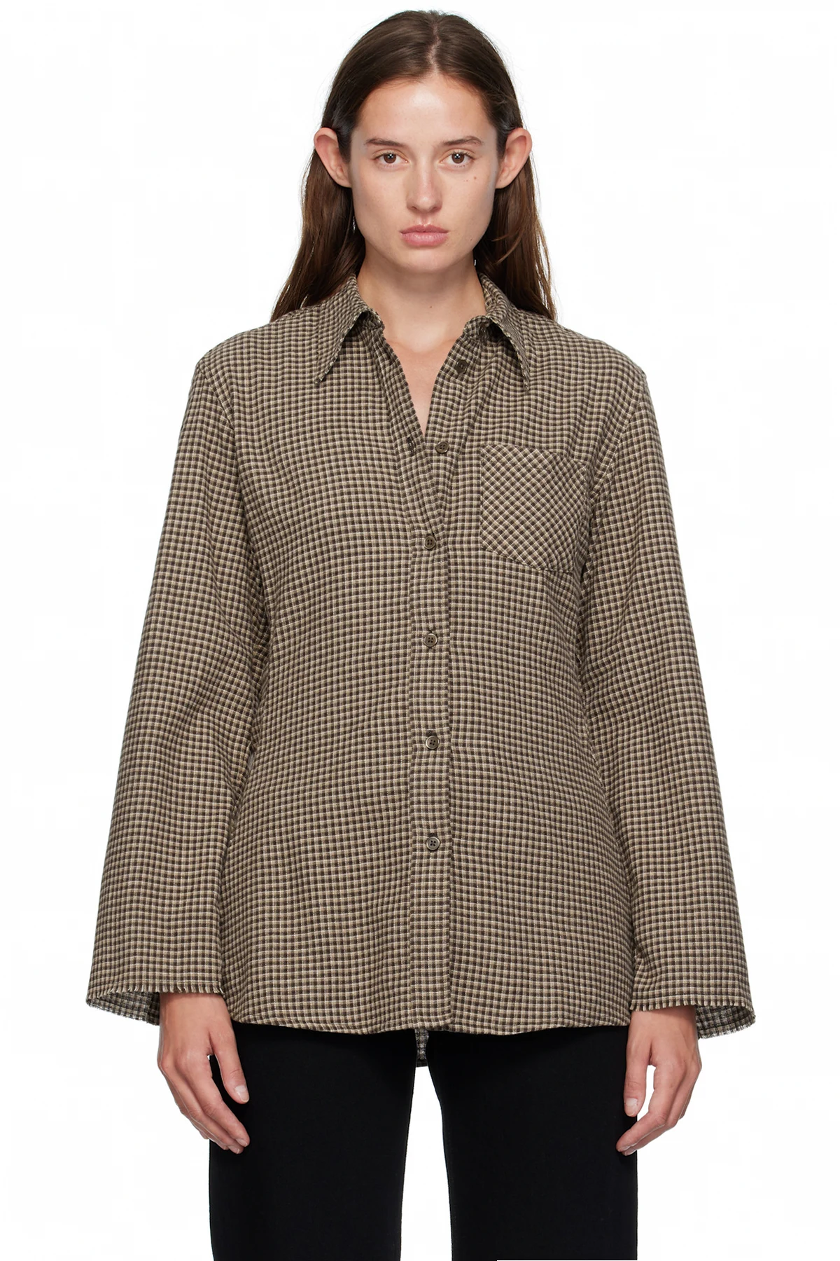 Brown Daisy Shirt