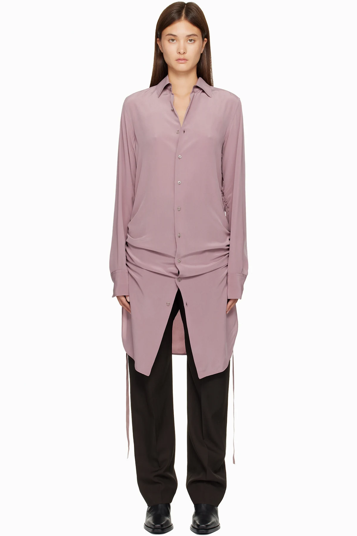 Purple Sandrina High Comfort Shirt