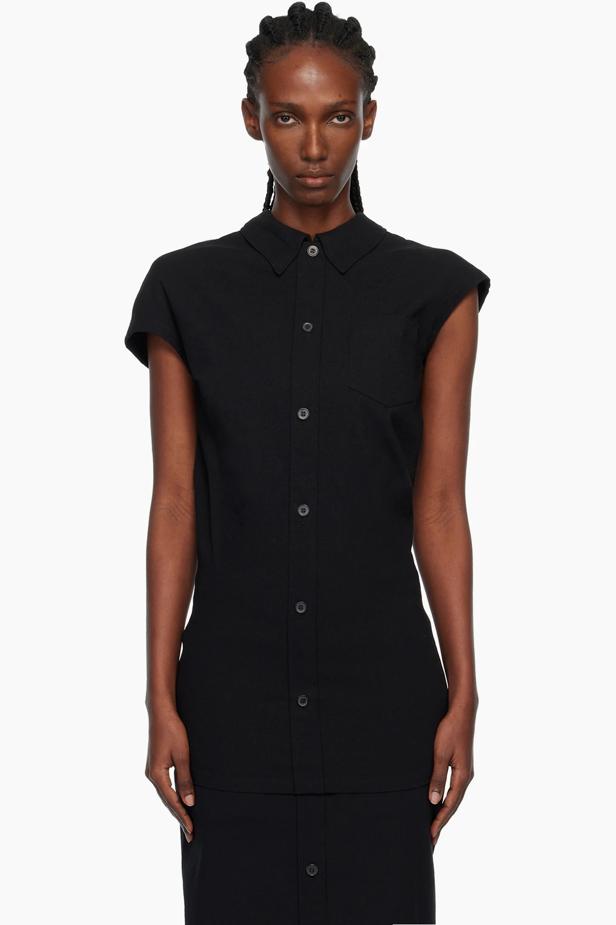 Black 'Like Torso Like Shirt' Shirt