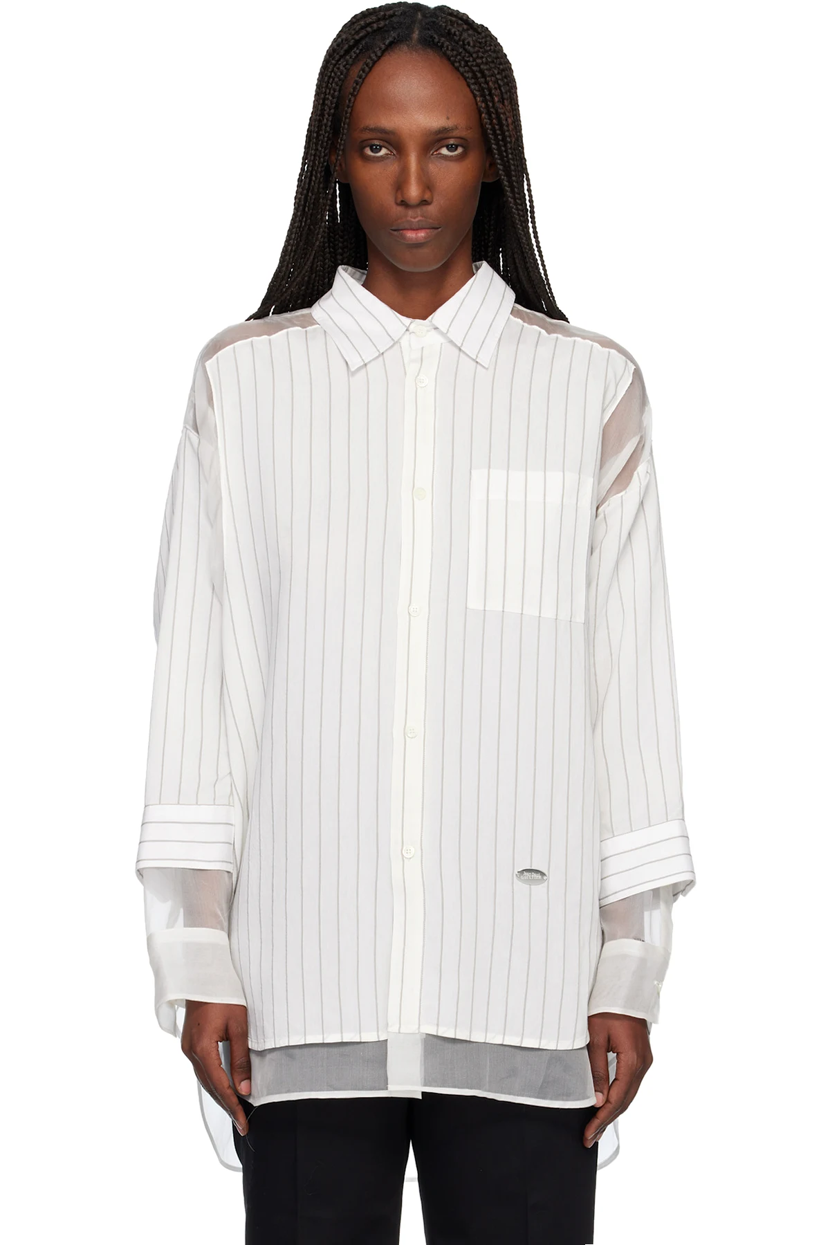 Off-White 'The Petit-Grand Pinstriped' Shirt