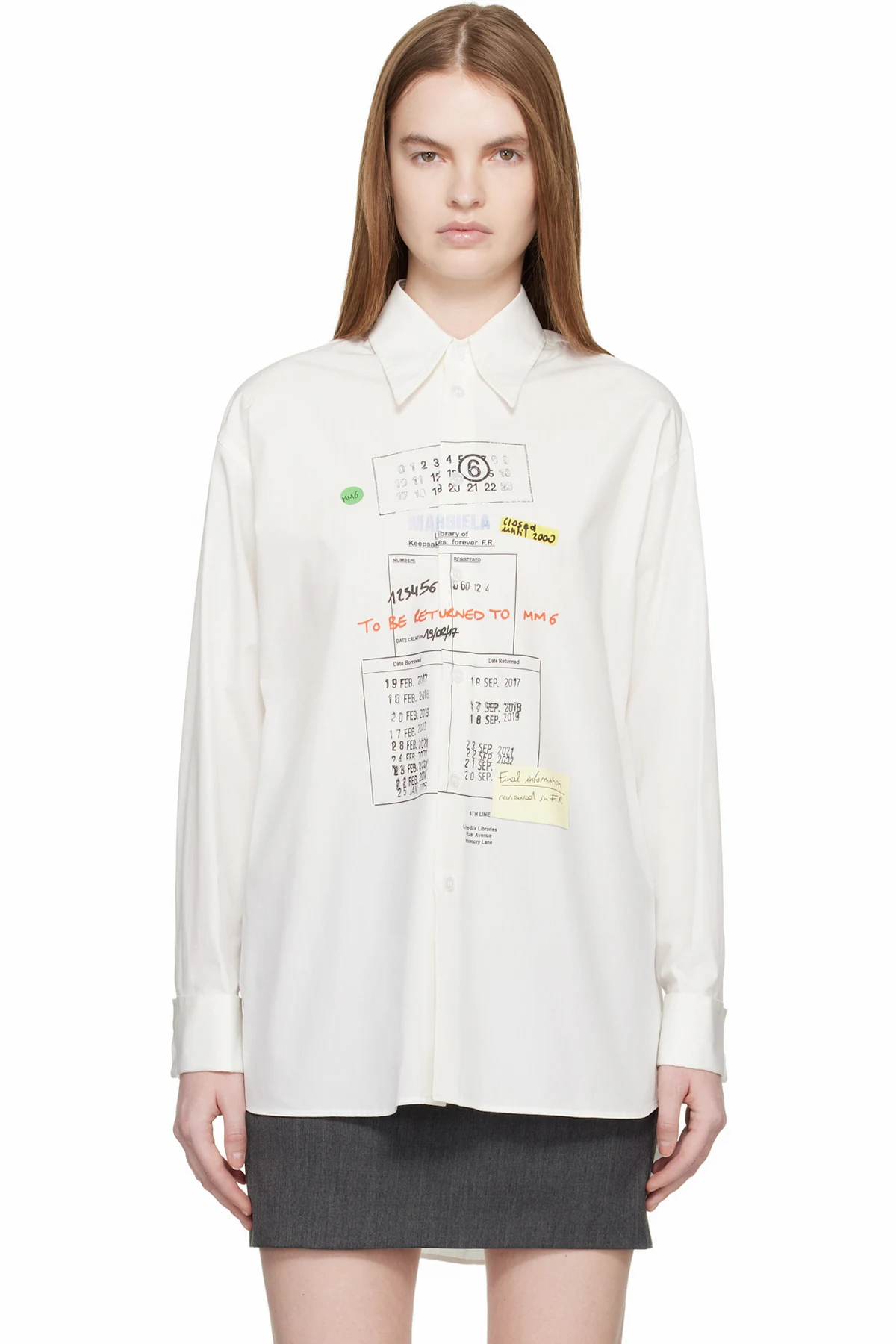 Off-White Cotton Poplin Shirt