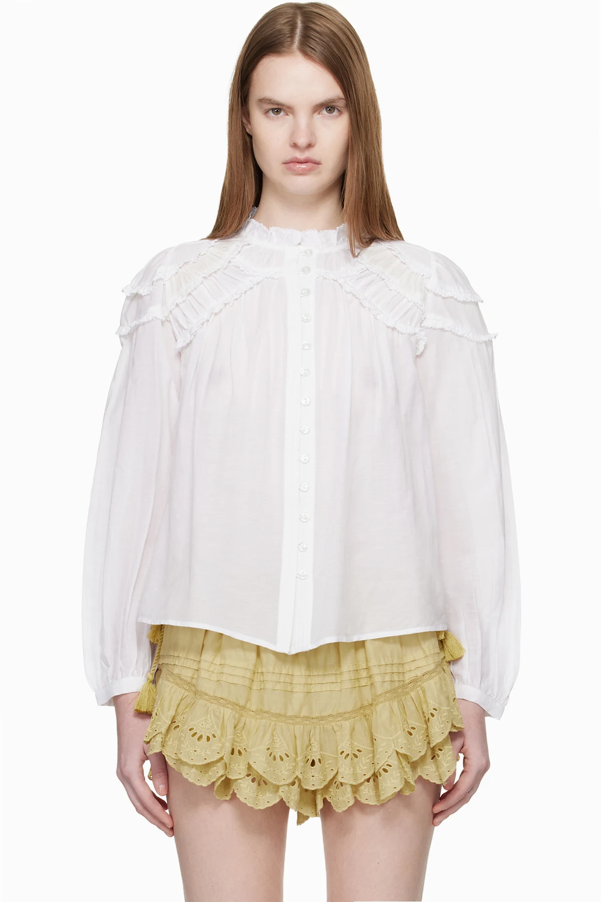 White Christa Blouse