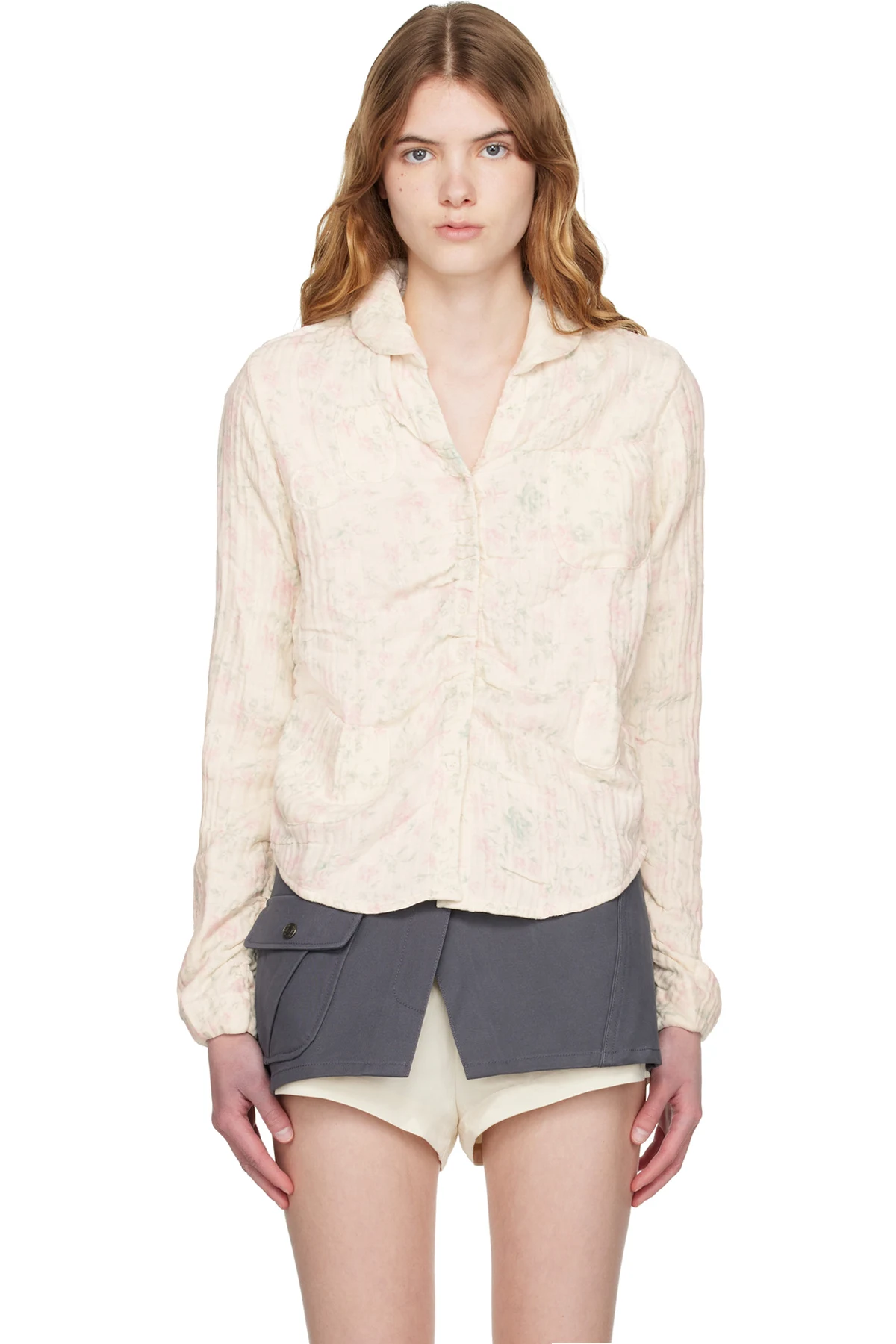 Off-White Floral Blankie Shirt